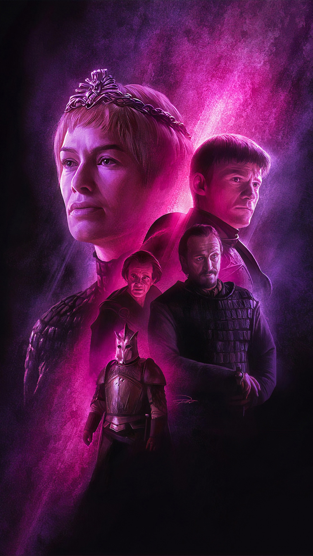 Mann im Schwarzen Hemd Mit Lila Und Weißem Rauch. Wallpaper in 1080x1920 Resolution