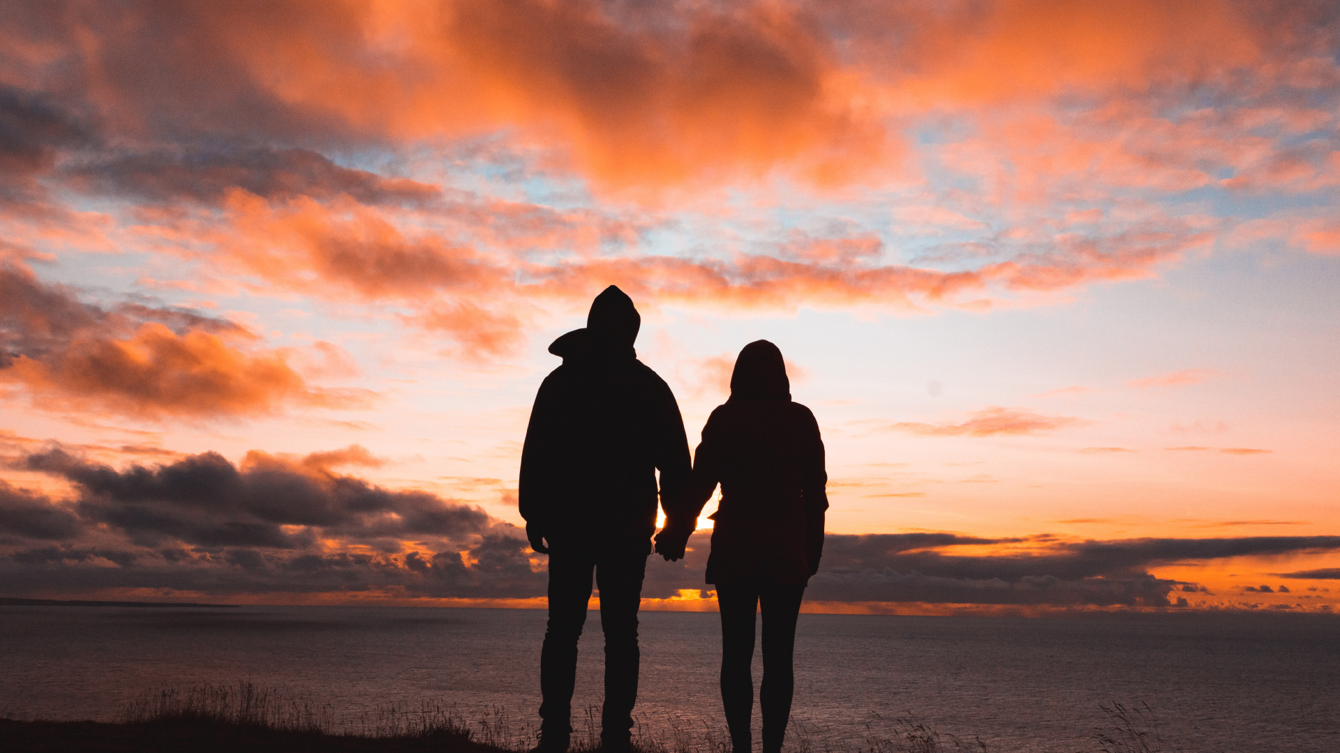 Menschen in Der Natur, Sonnenuntergang, Cloud, Horizont, Sonnenaufgang. Wallpaper in 1920x1080 Resolution