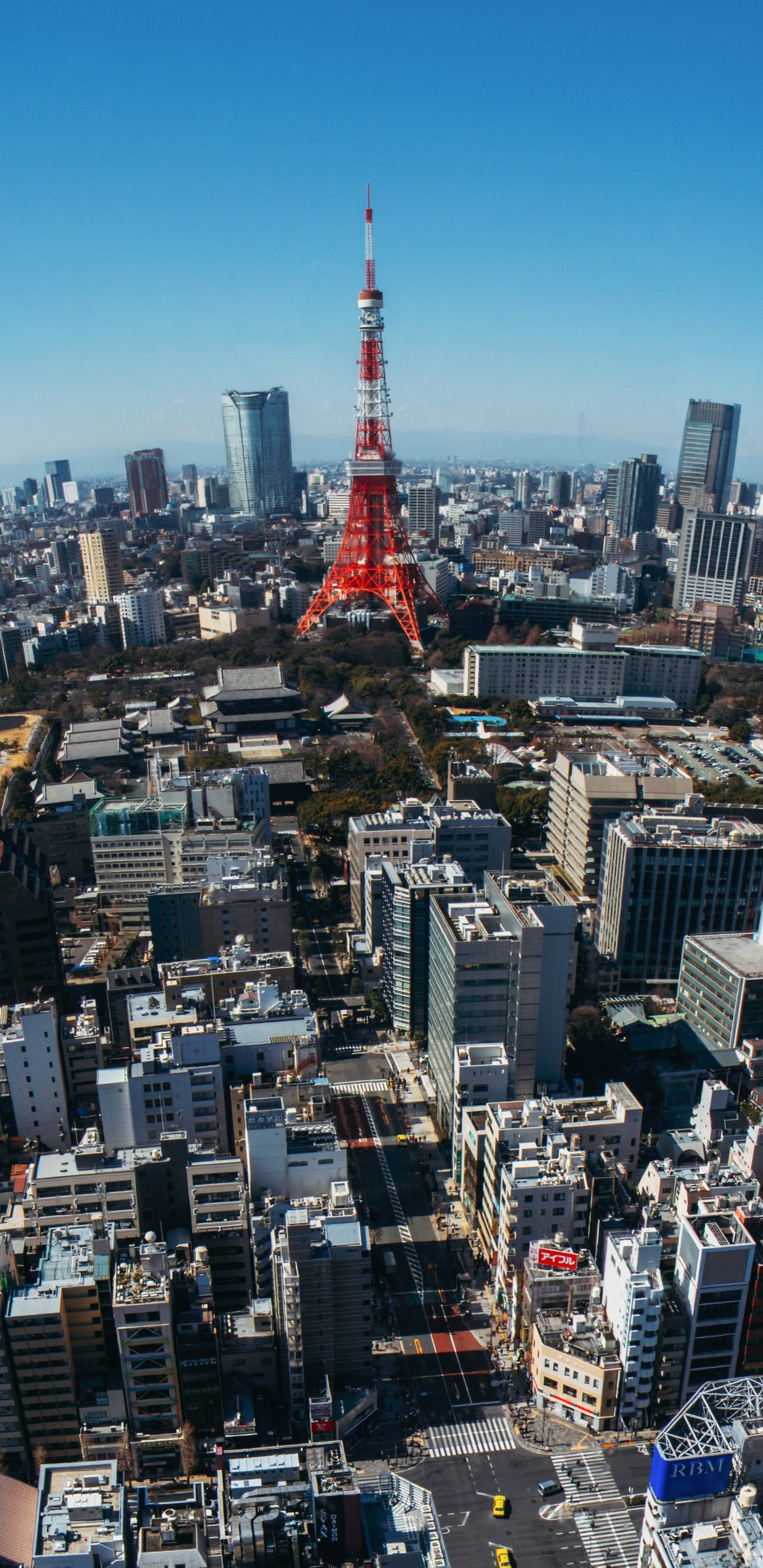 Red Tower in The City During Daytime. Wallpaper in 1440x2960 Resolution