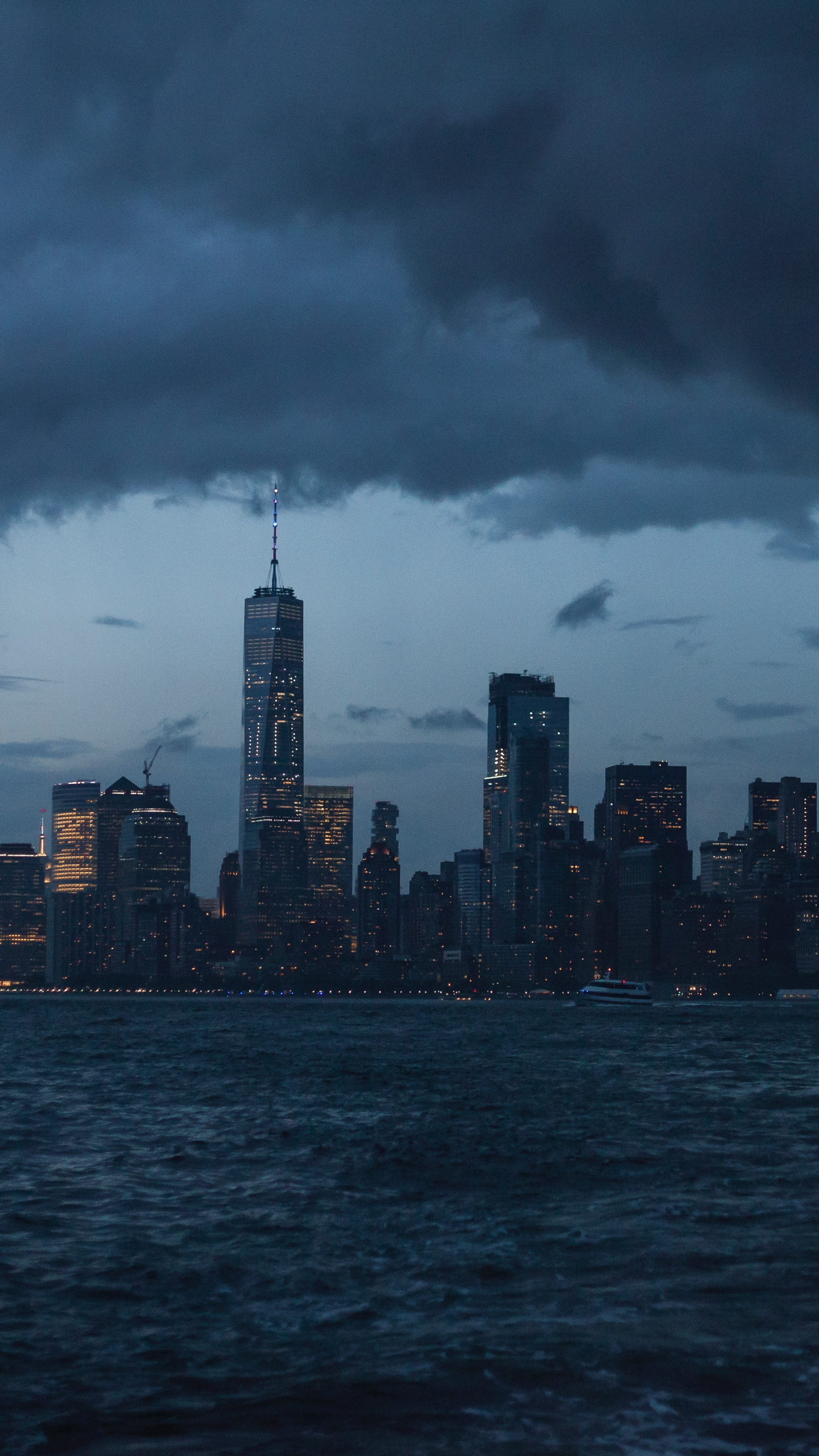 Panorama, Cloud, Water, Building, Skyscraper. Wallpaper in 1440x2560 Resolution