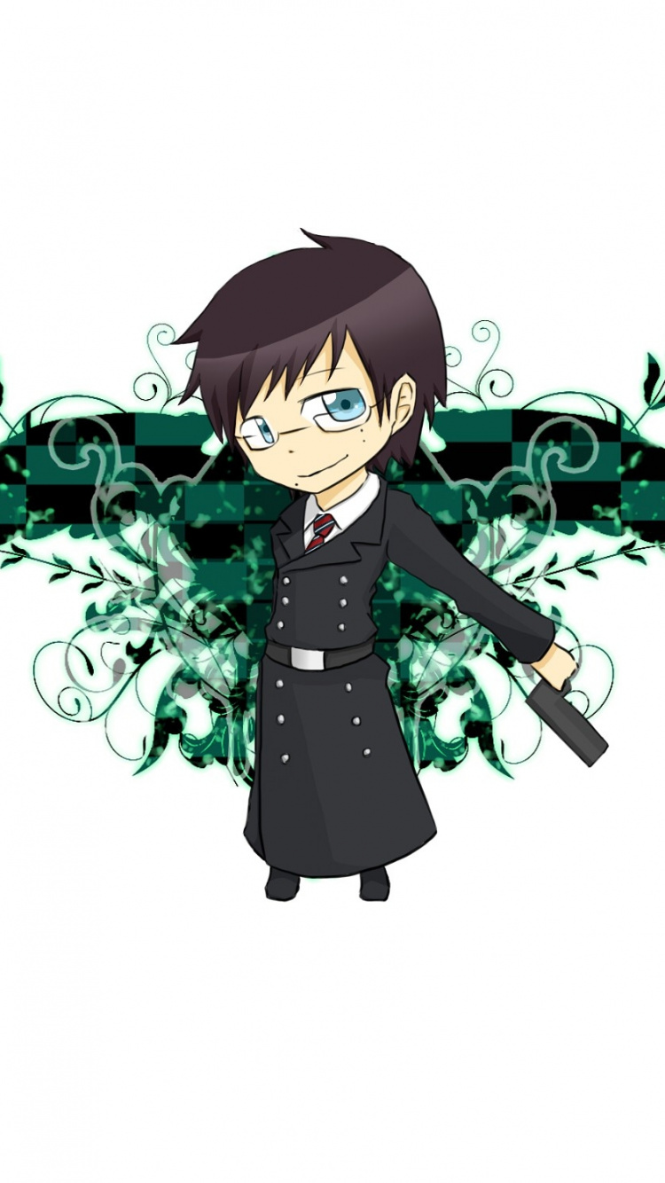 Girl in Blue Dress With Wings Illustration. Wallpaper in 750x1334 Resolution