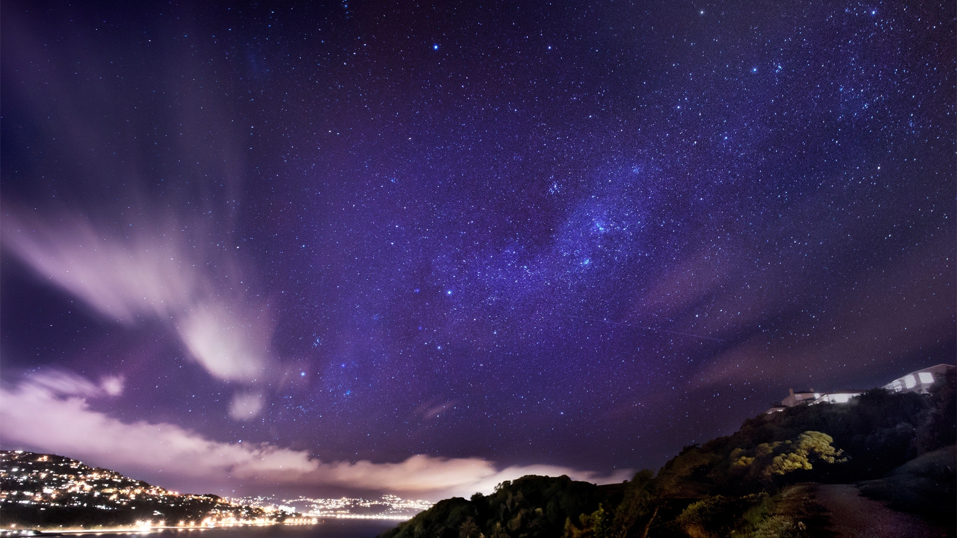 性质, 奥罗拉, 星光, 外层空间, 首歌 壁纸 1920x1080 允许