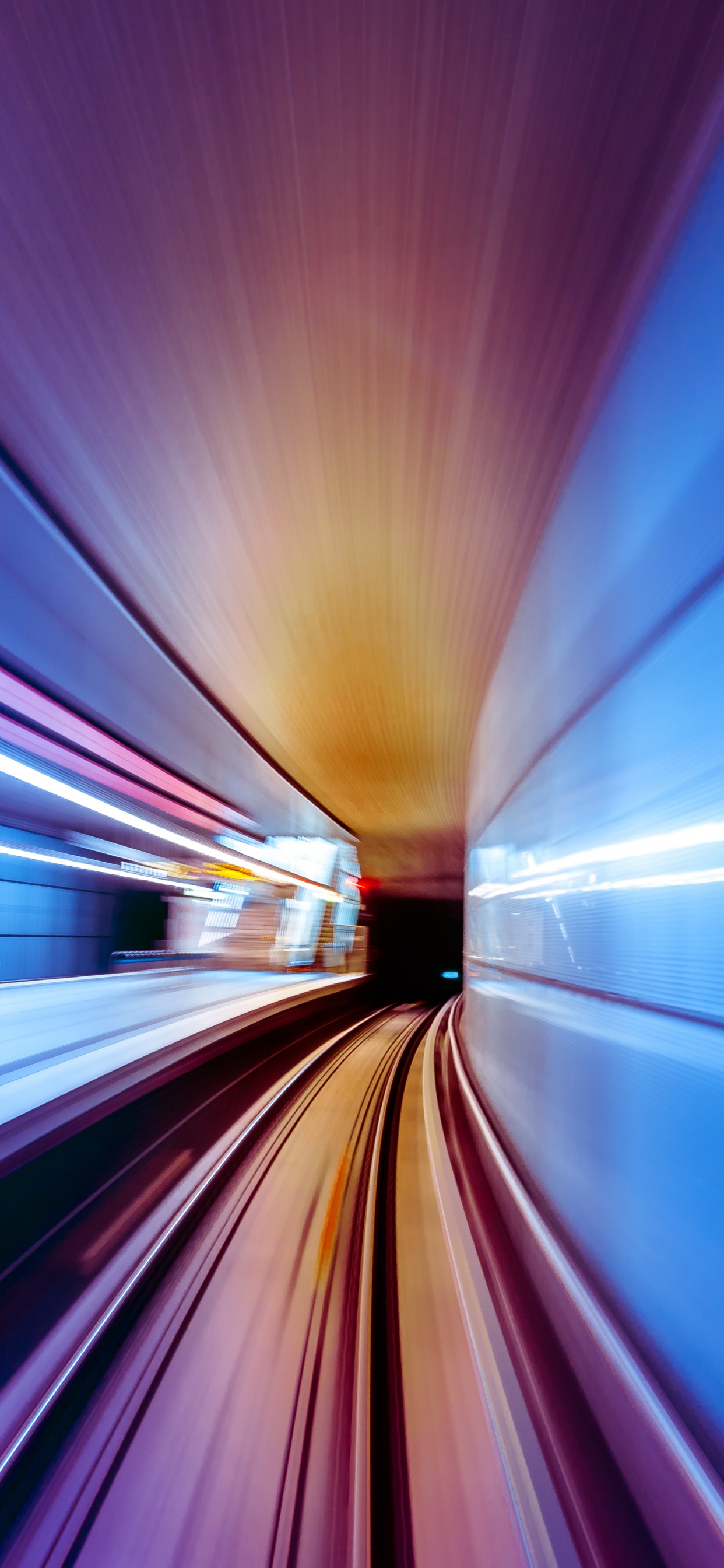 Rayas de Luz Azul y Blanca. Wallpaper in 1242x2688 Resolution