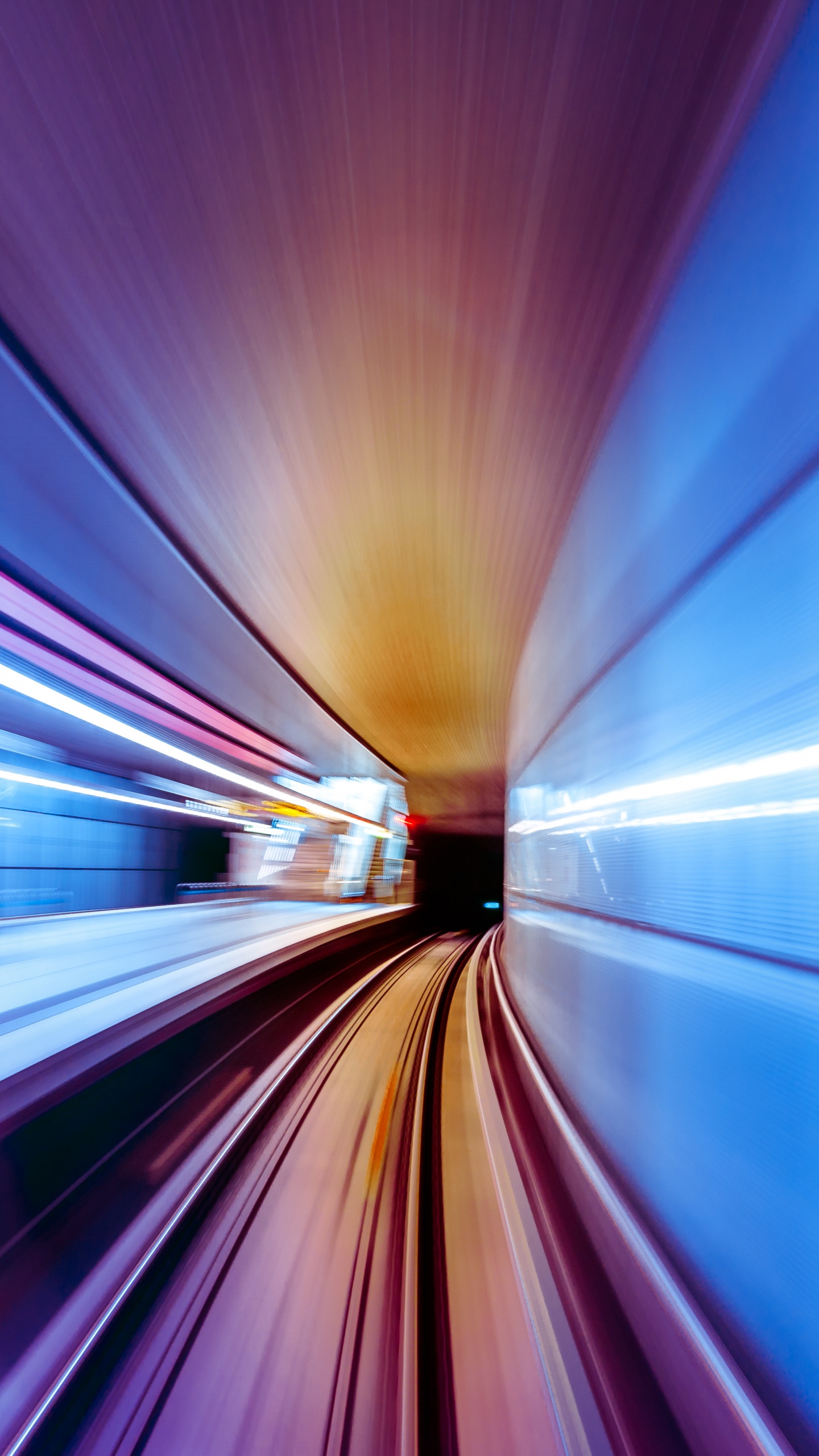 Rayas de Luz Azul y Blanca. Wallpaper in 1440x2560 Resolution