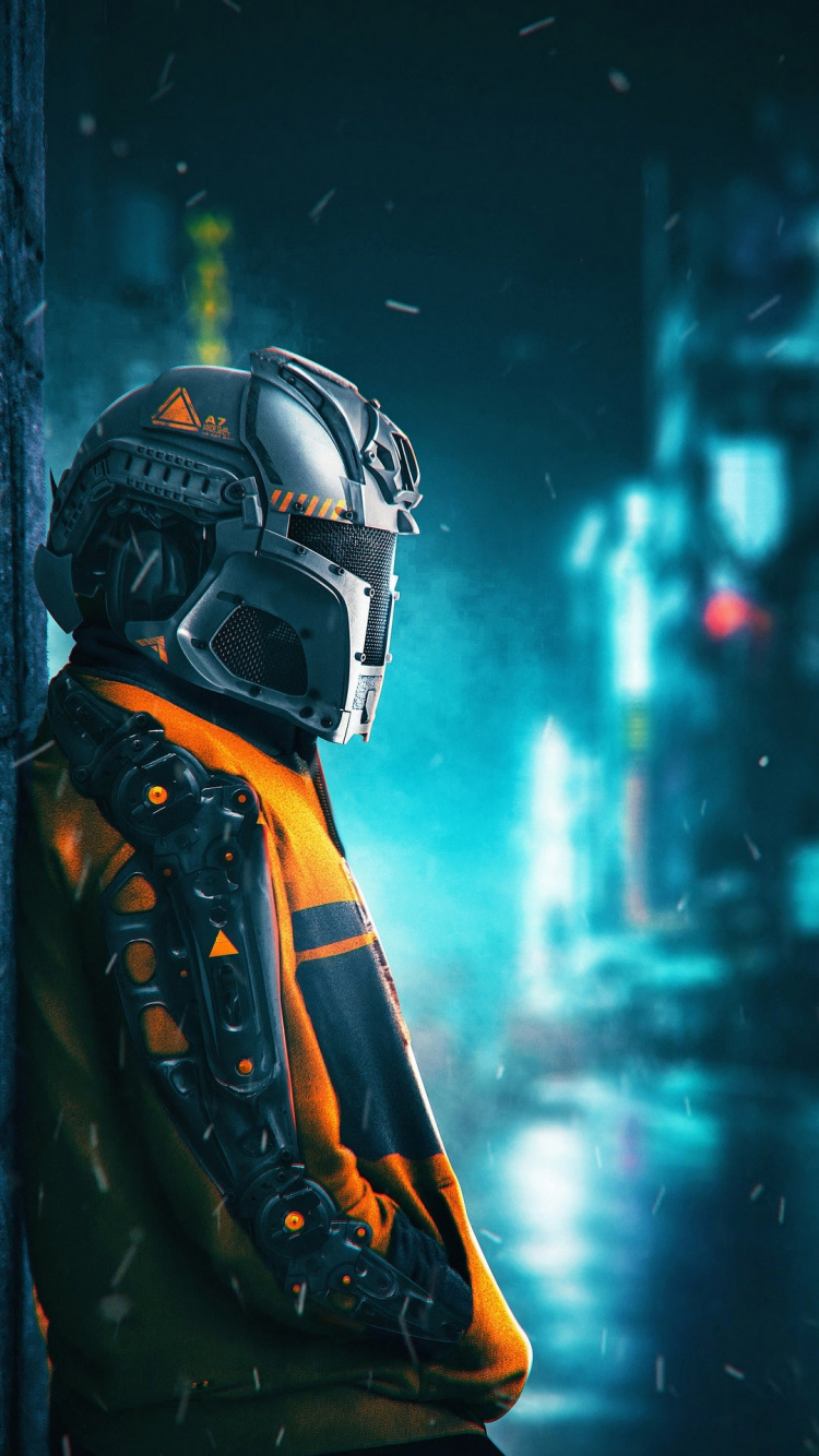 Goggles, Entertainment, Art, Electric Blue, Armour. Wallpaper in 750x1334 Resolution