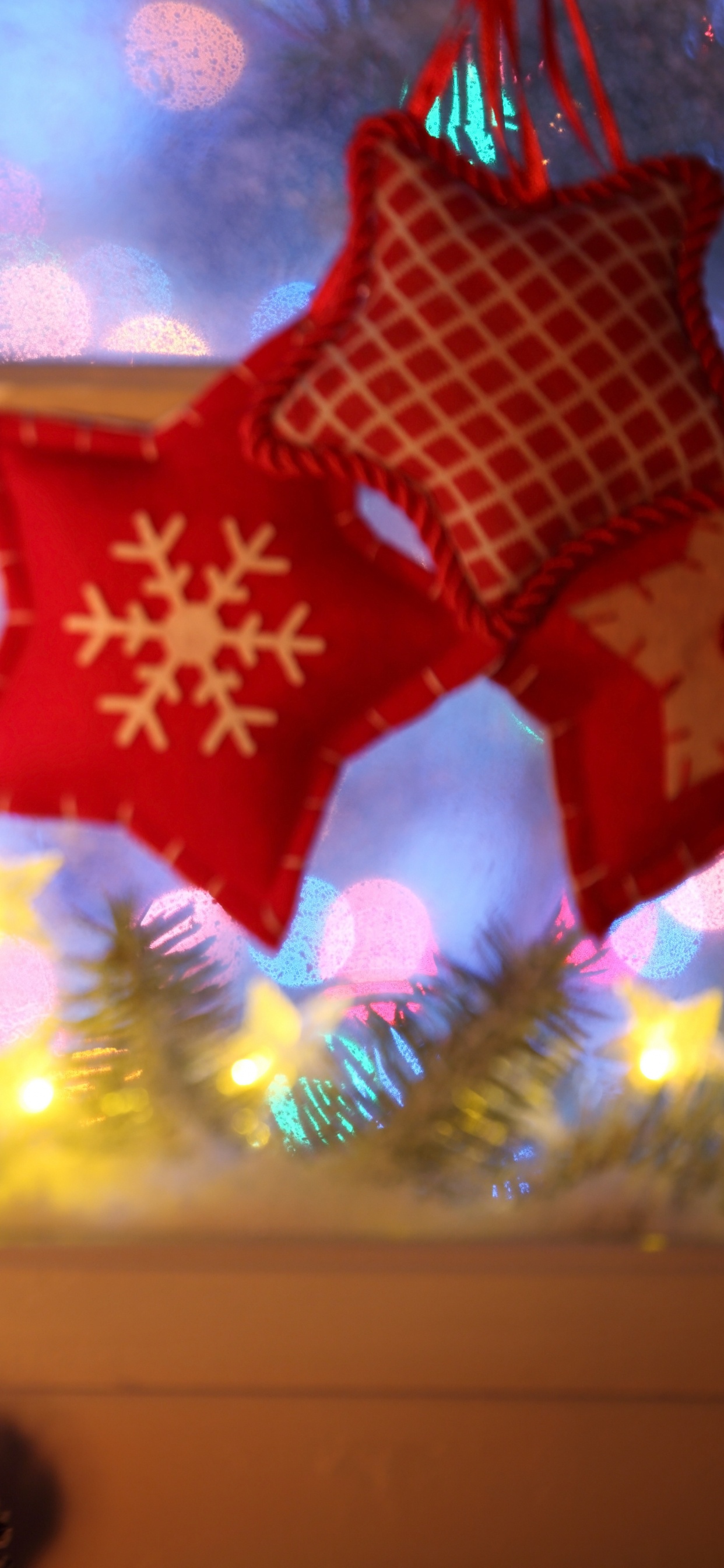 圣诞节那天, 圣诞装饰, 假日, 圣诞彩灯, 圣诞窗口 壁纸 1242x2688 允许