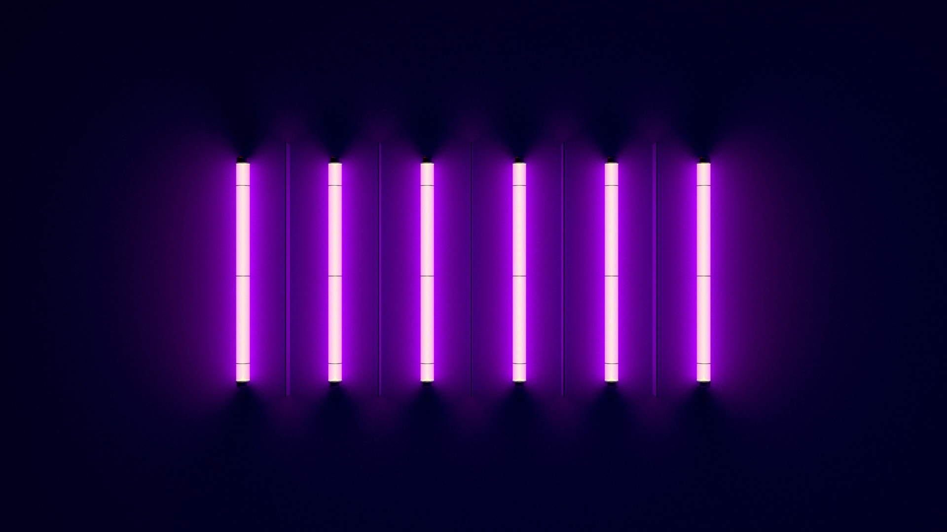 Purple Lights on Dark Room. Wallpaper in 1920x1080 Resolution