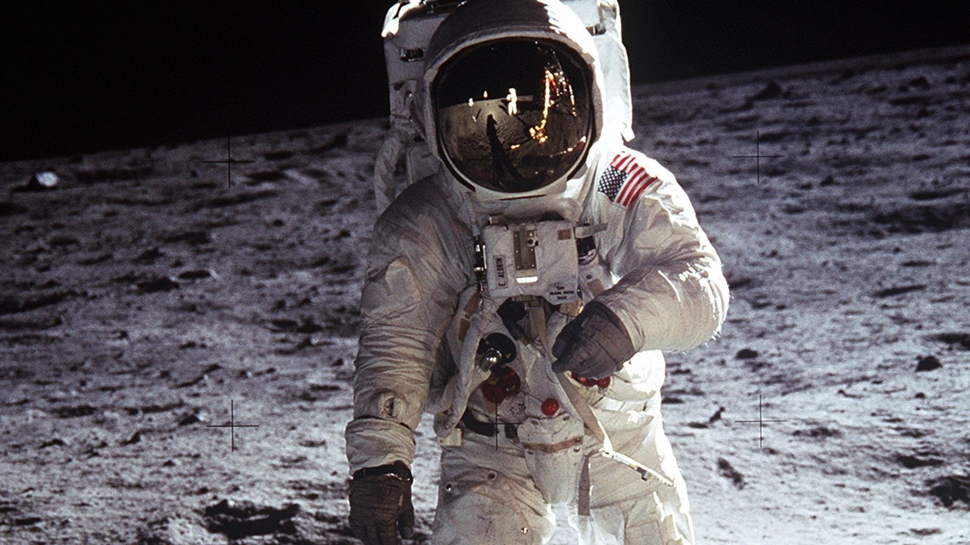 阿波罗11号, 美国宇航局, 月亮, 宇航员, 空间 壁纸 1920x1080 允许