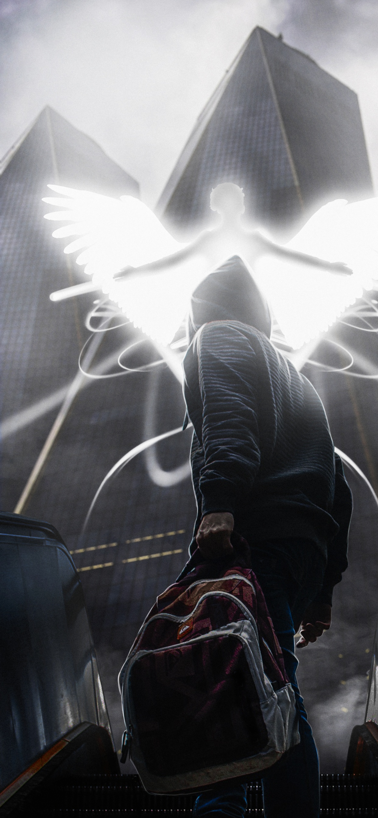 Parabrisas, Arte, Ilustración, Retroiluminación, Ala. Wallpaper in 1242x2688 Resolution