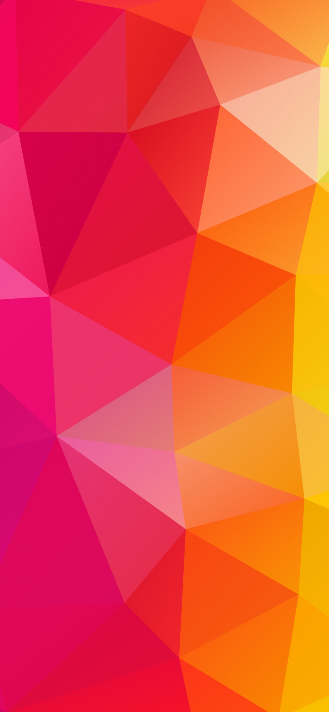 Blue Orange and Yellow Abstract Painting. Wallpaper in 1125x2436 Resolution