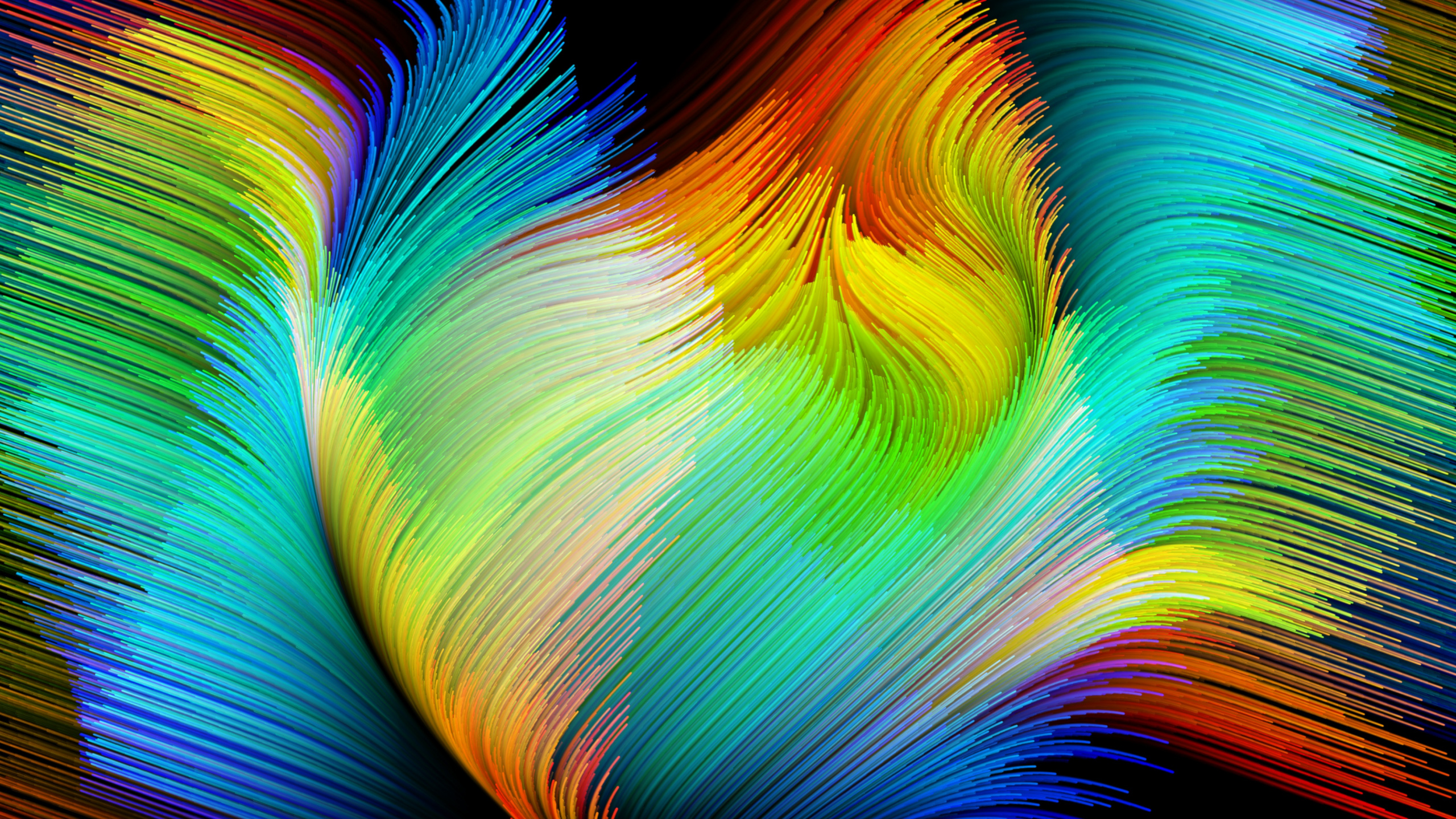 艺术, 抽象艺术, 彩虹, 创造力, 色彩 壁纸 2560x1440 允许