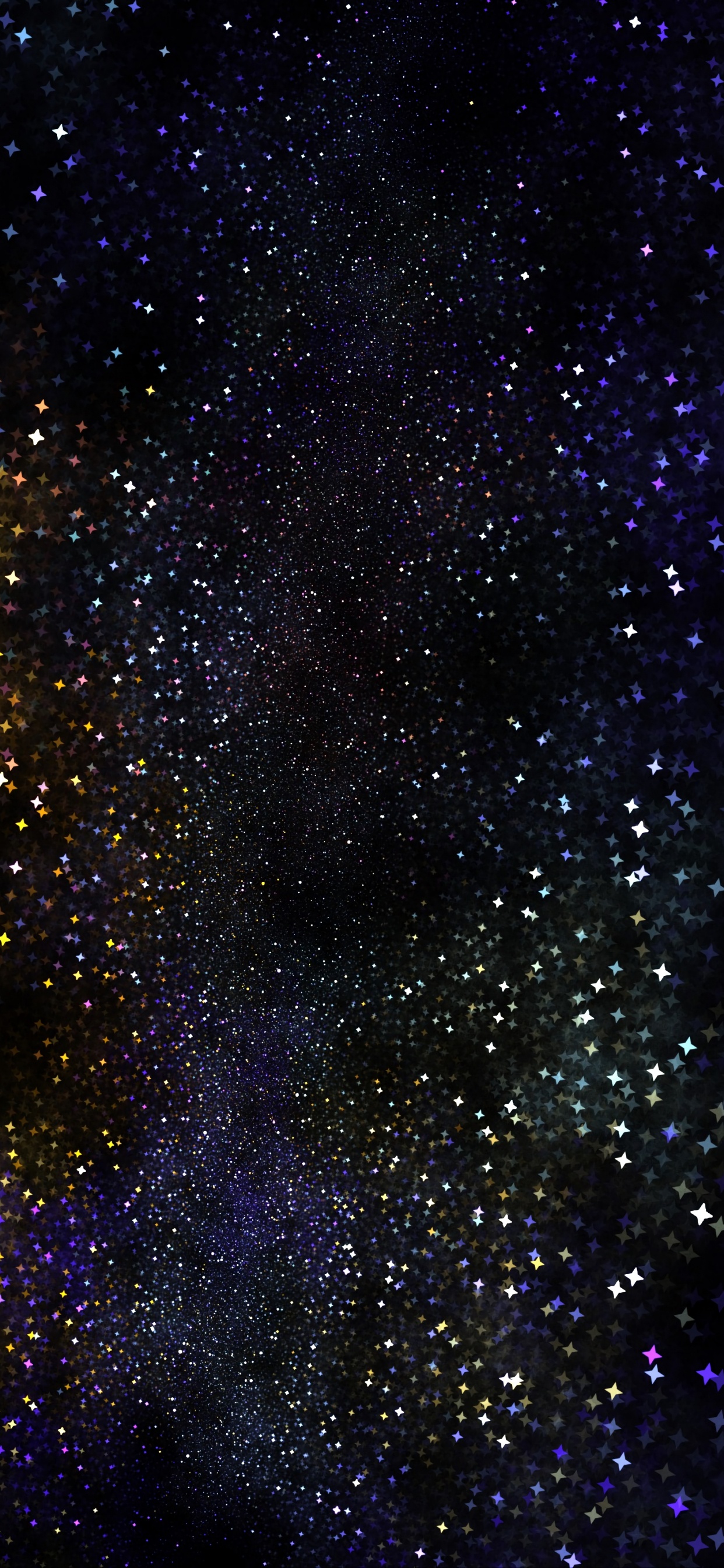 Starry Night Sky Over Starry Night. Wallpaper in 1242x2688 Resolution