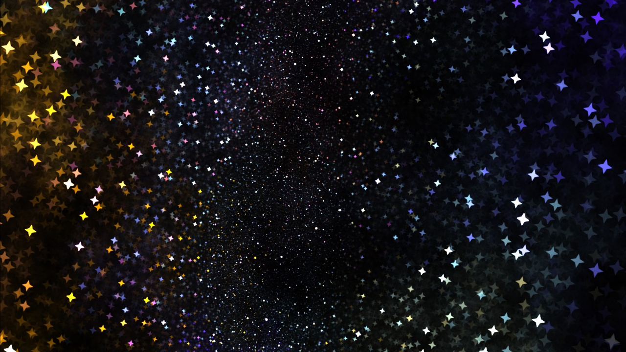 Starry Night Sky Over Starry Night. Wallpaper in 1280x720 Resolution