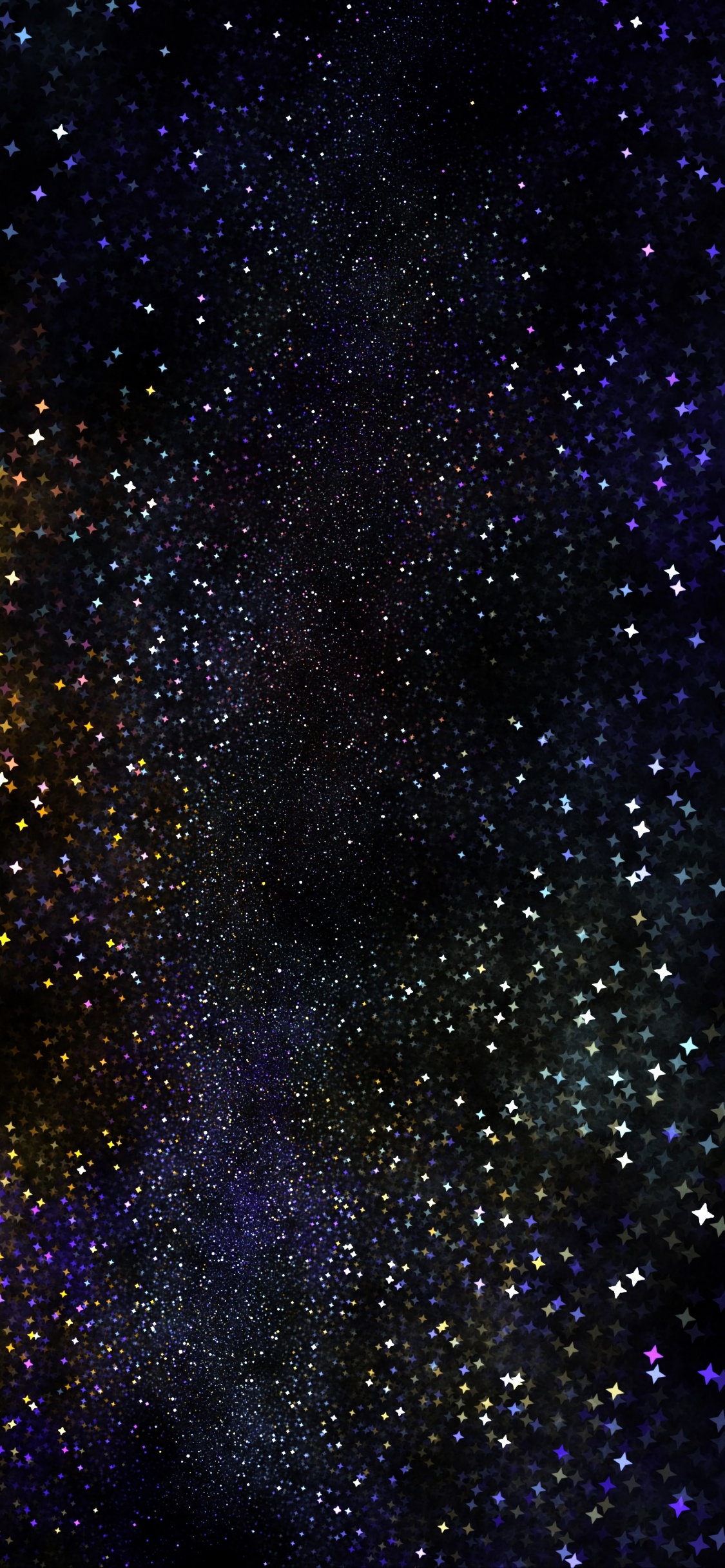 Sternenhimmel Über Sternennacht. Wallpaper in 1125x2436 Resolution