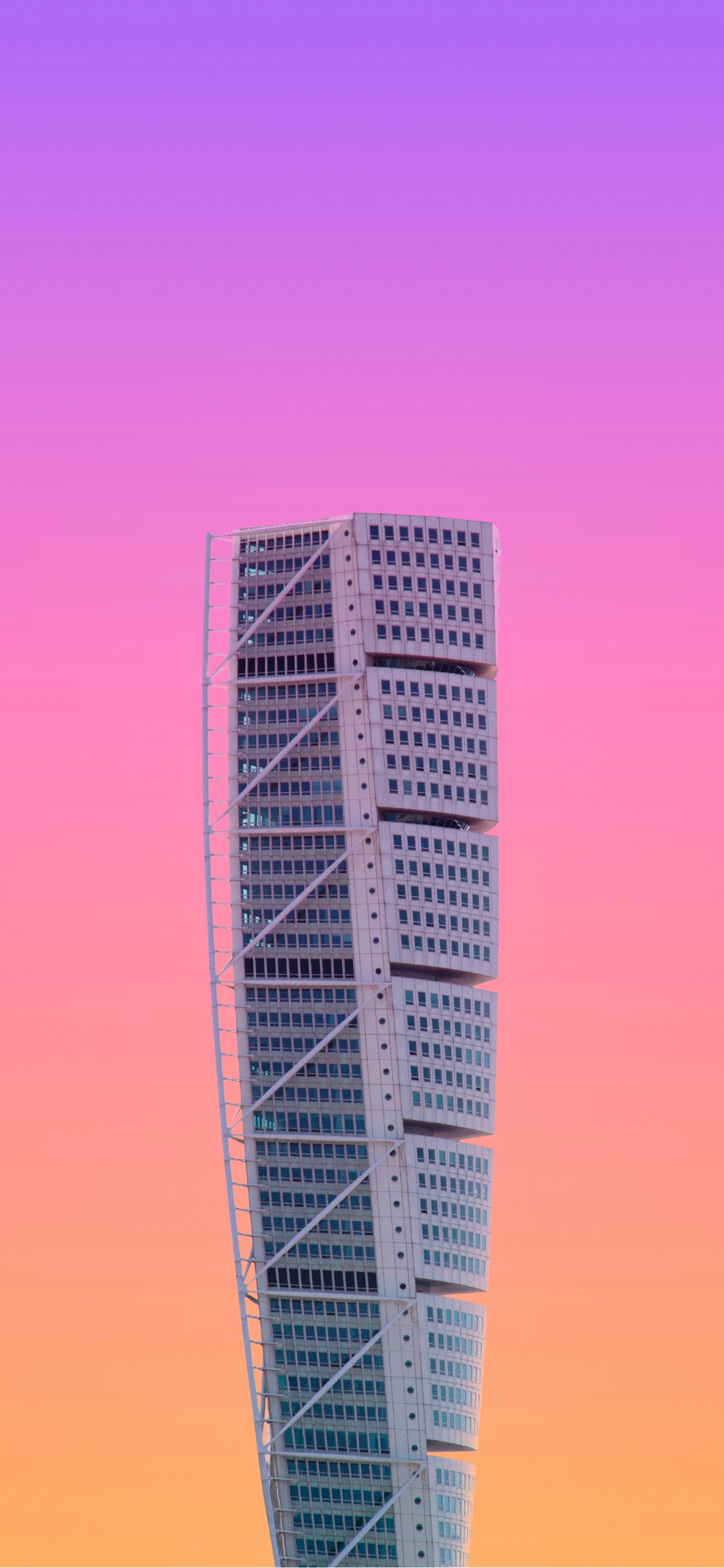 Parque Scania, Edificio, Morado, Torre, Rectángulo. Wallpaper in 1125x2436 Resolution