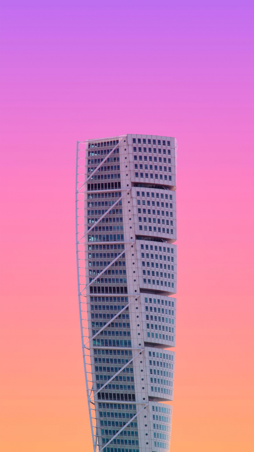 Scaniaparken, Bâtiment, Gratte-ciel, Purple, Rectangle. Wallpaper in 1080x1920 Resolution