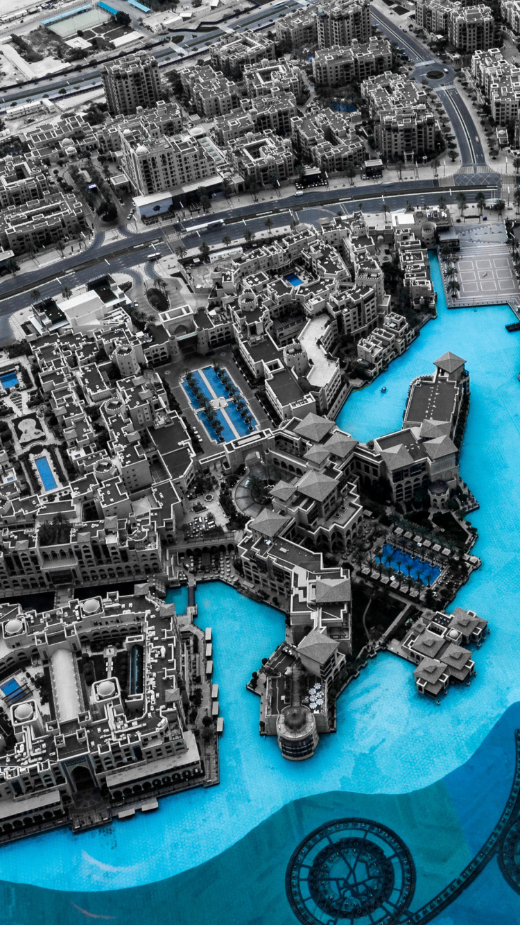 Aerial View of City Buildings During Daytime. Wallpaper in 750x1334 Resolution