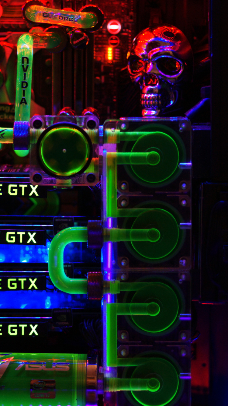 选, 主板, 图形处理单元, 电子标牌, 午夜 壁纸 750x1334 允许