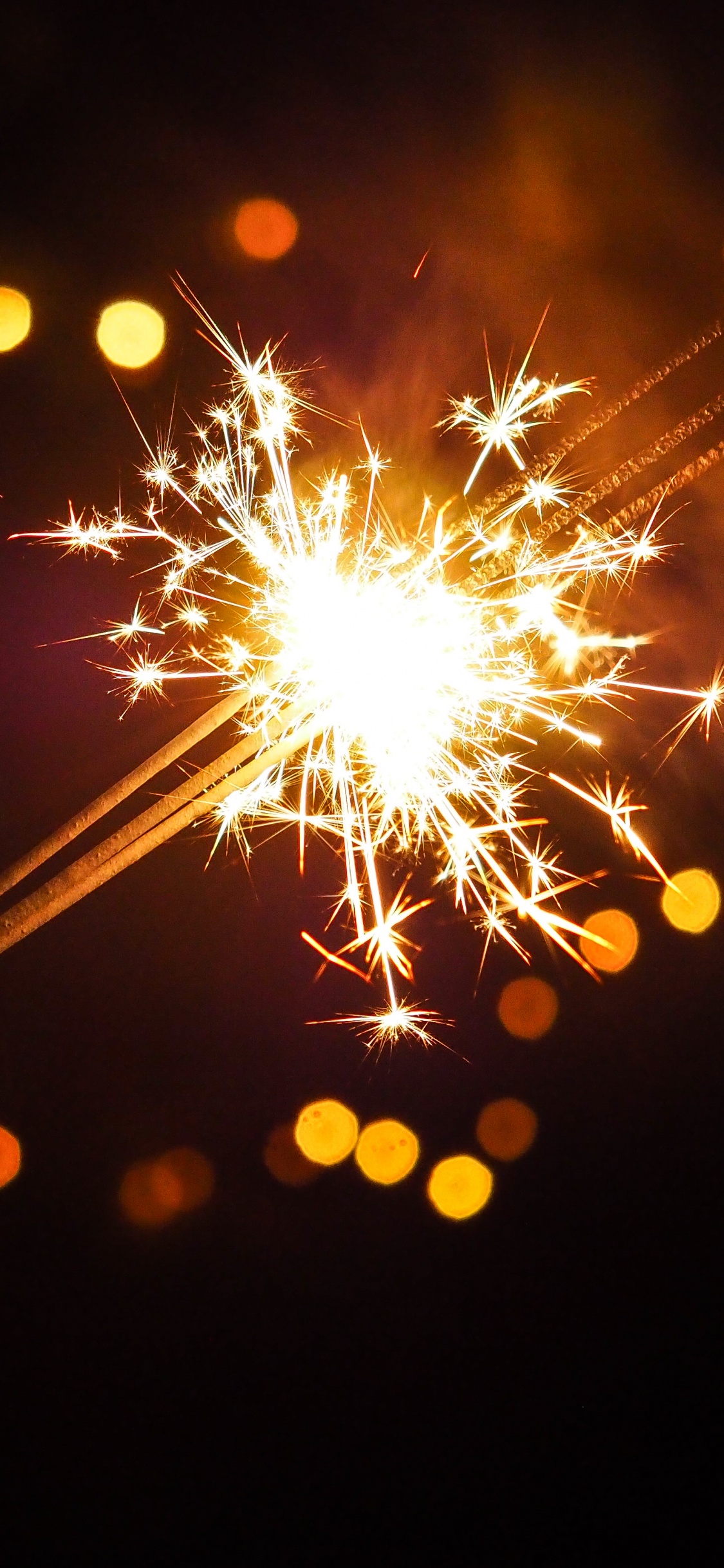 Night, Firecracker, Sparkler, Party Supply, Diwali Crackers. Wallpaper in 1125x2436 Resolution