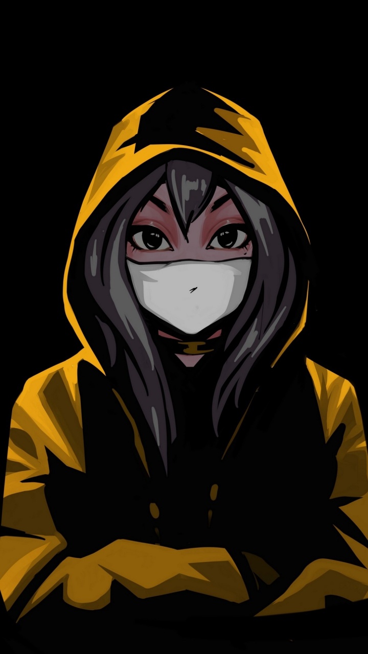 Anime, Cartoon, Outerwear, Mouth, Sleeve. Wallpaper in 720x1280 Resolution