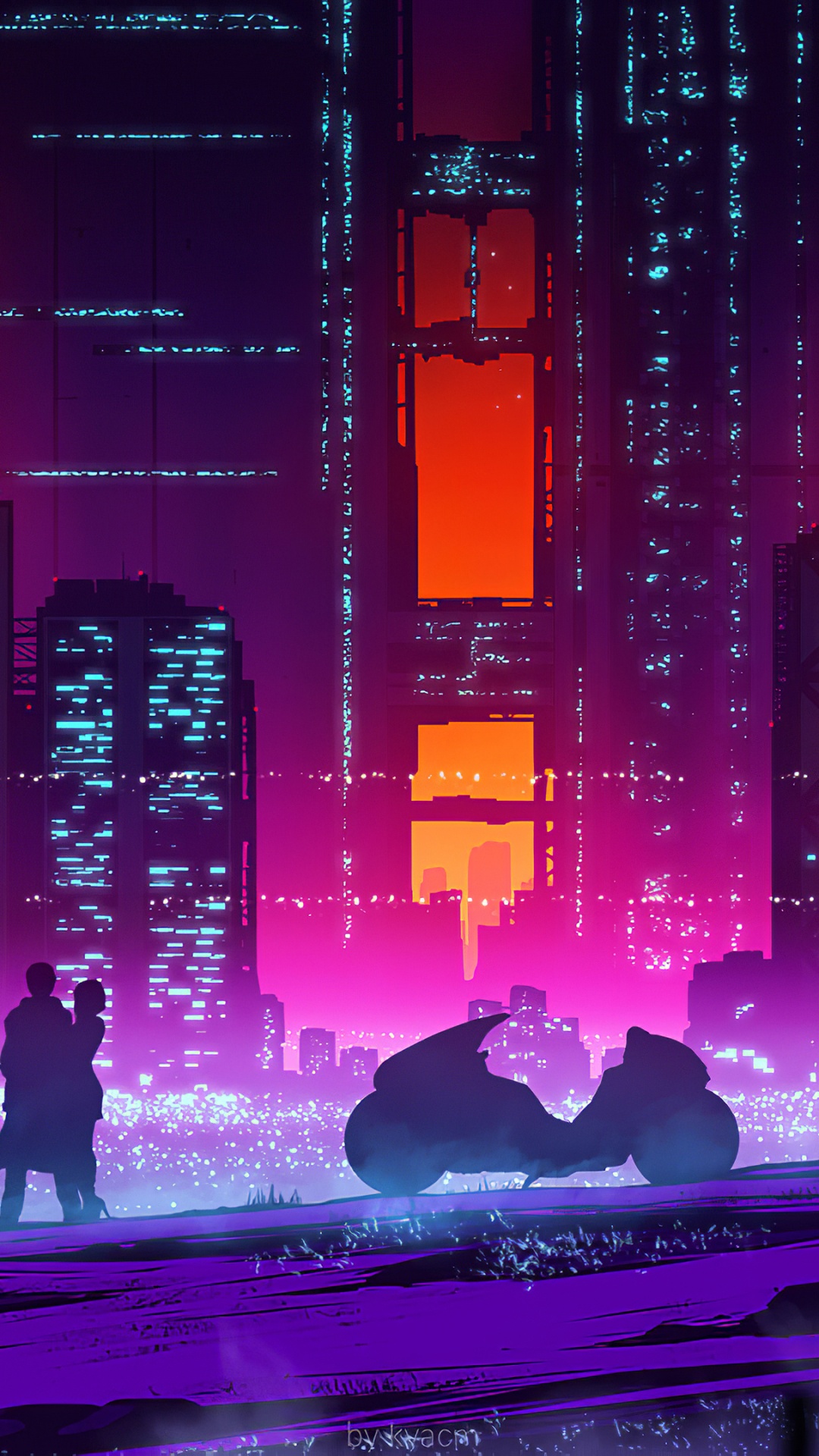 Art de la Ville du Monde de Rêve, Art, Illustration, L'art Numérique, la Science-fiction. Wallpaper in 1080x1920 Resolution