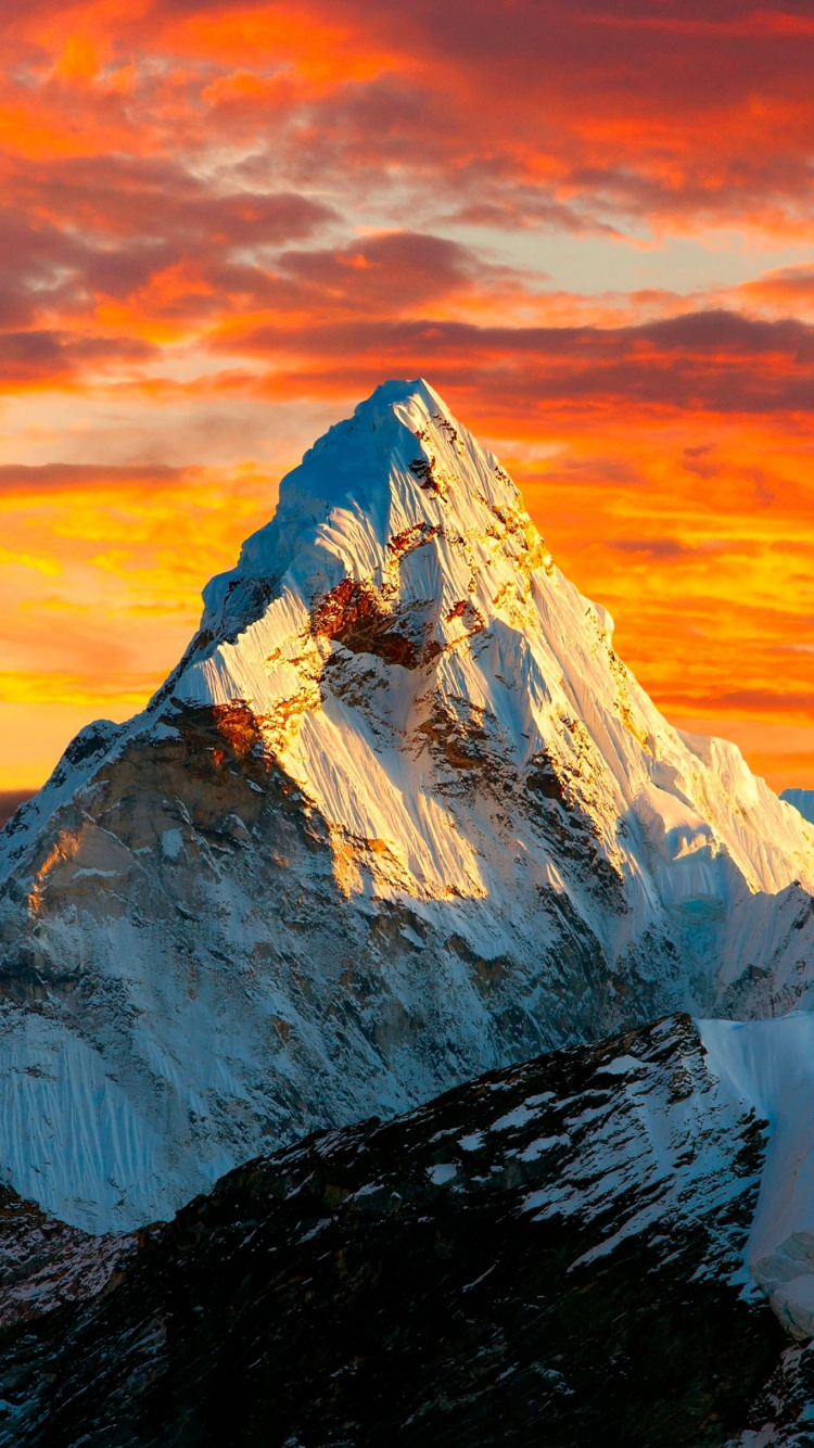 Himalaya, Cloud, Atmosphäre, Ökoregion, Natur. Wallpaper in 750x1334 Resolution