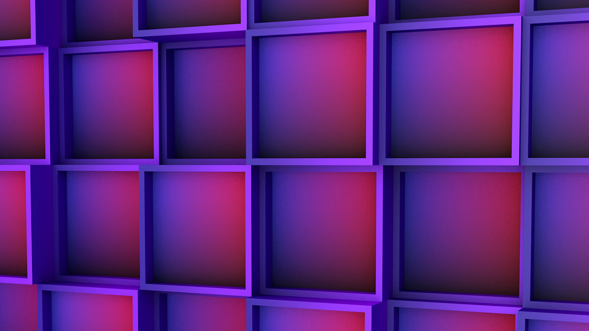 Lila Und Rosa 3D-Darstellung. Wallpaper in 1920x1080 Resolution