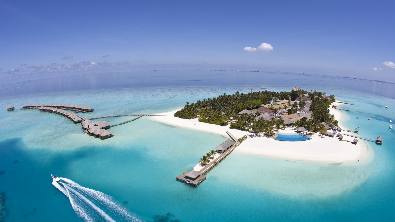 Aerial View of Beach During Daytime. Wallpaper in 1280x720 Resolution