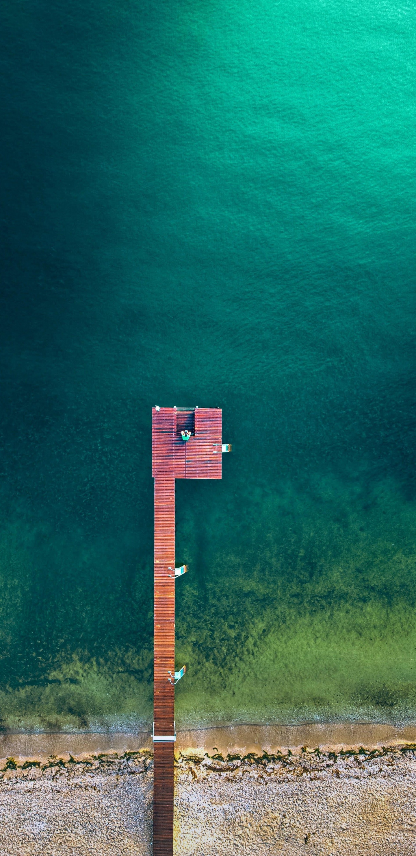 Agua, Azure, Madera, Rectángulo, Cuerpo de Agua. Wallpaper in 1440x2960 Resolution