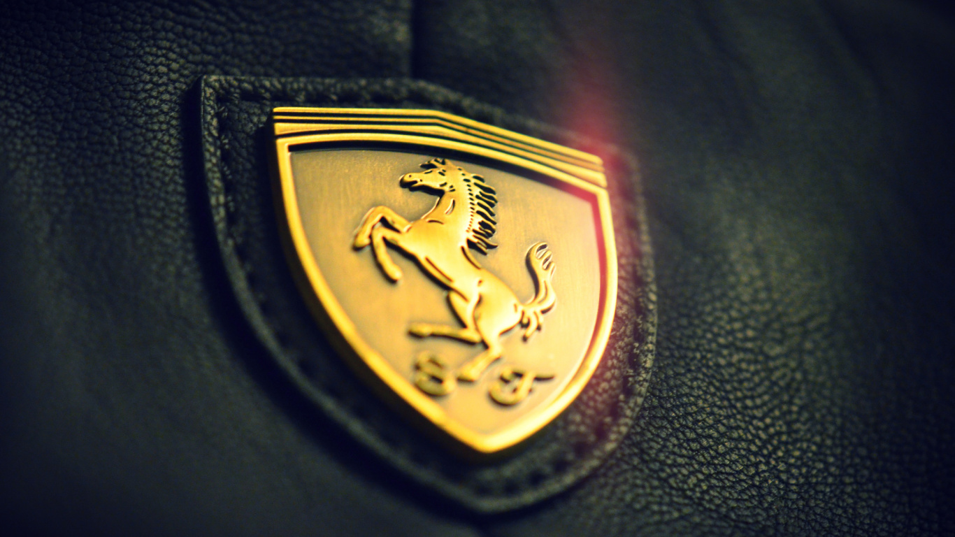 Ferrari, Voiture, Emblème, Marque, Logo. Wallpaper in 1366x768 Resolution