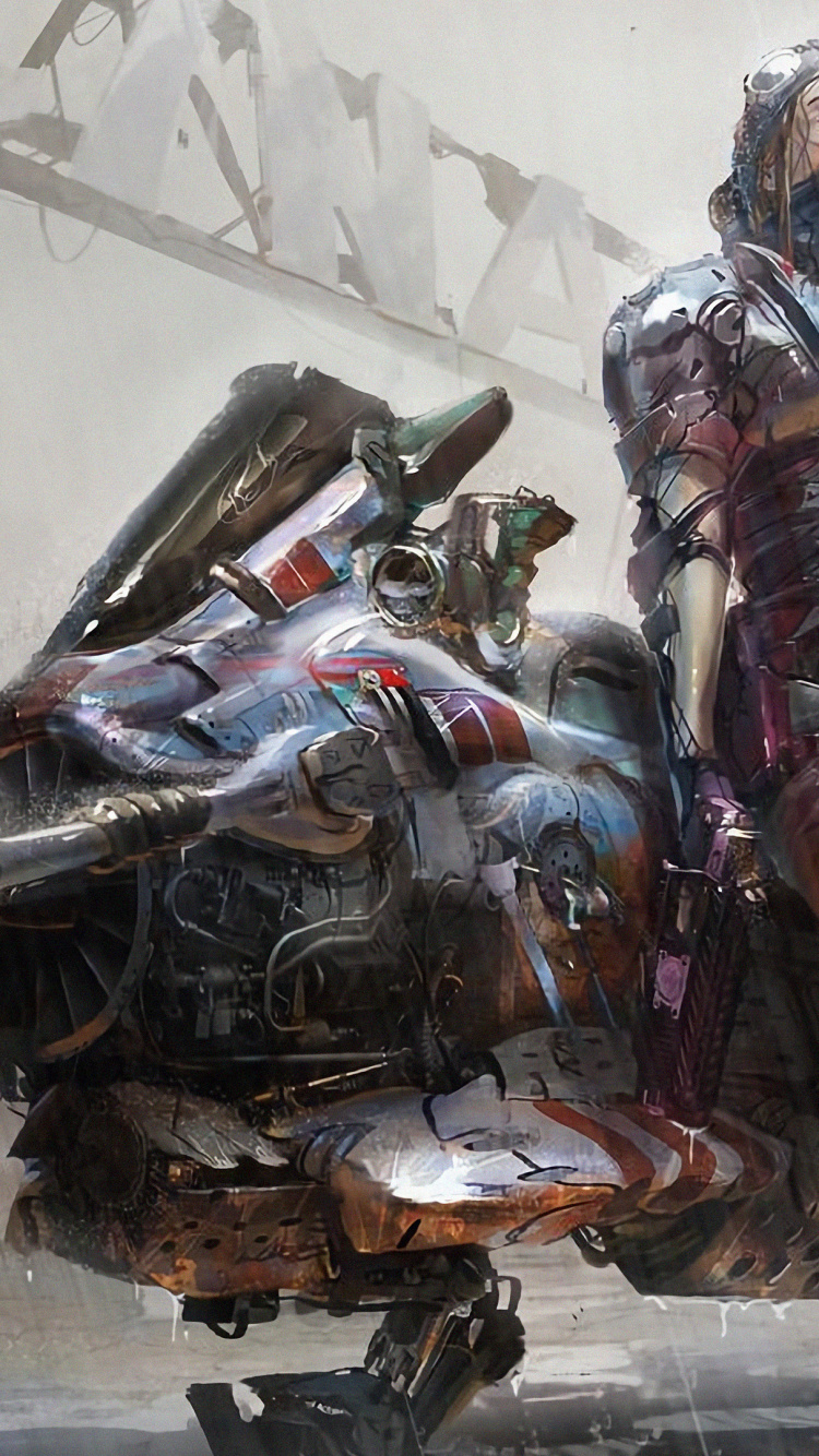 庞克, 庞克2077, 数码艺术, 轮胎, 汽车轮胎 壁纸 750x1334 允许