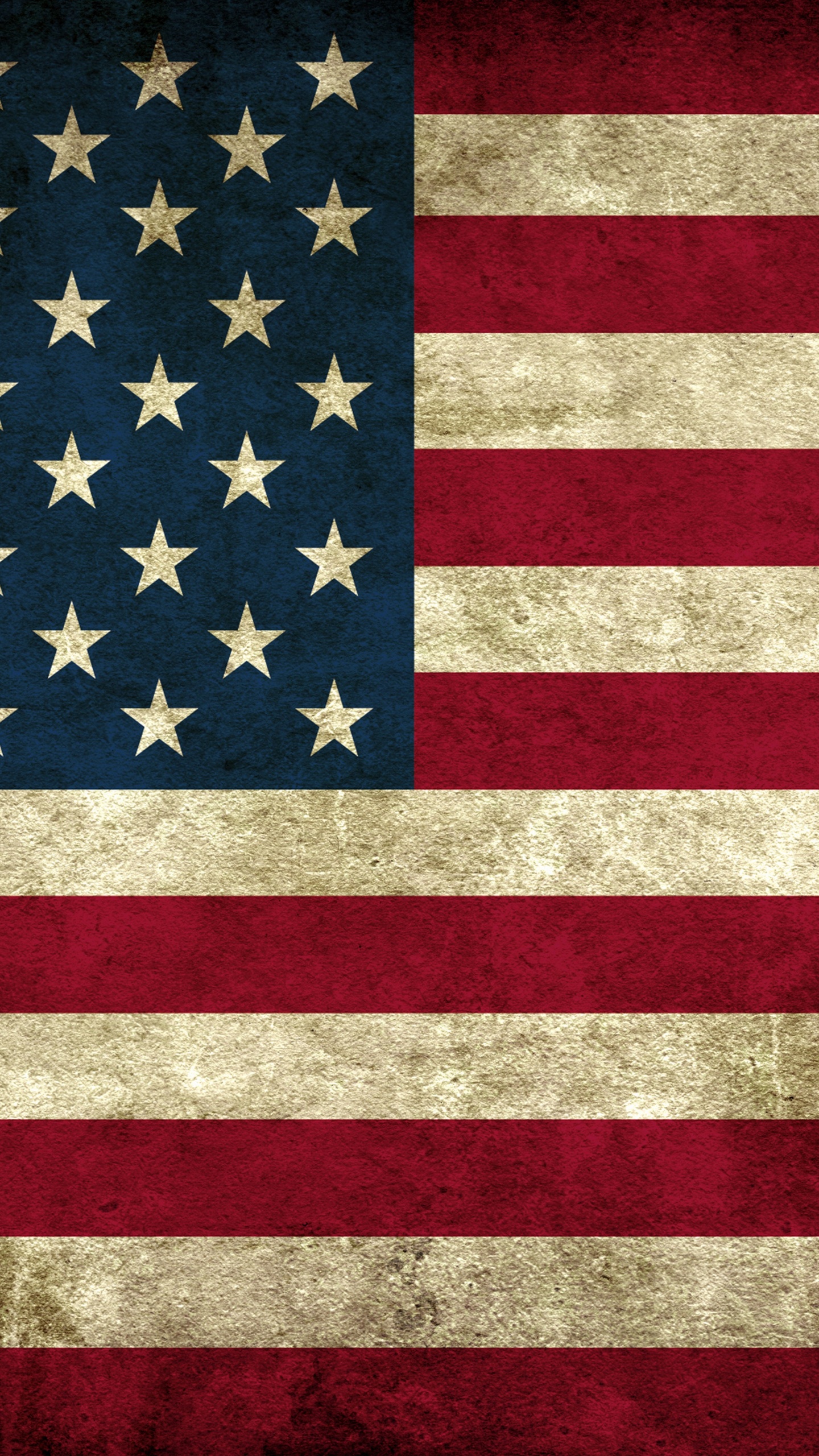 us a Flag on Red and White Striped Textile. Wallpaper in 1440x2560 Resolution