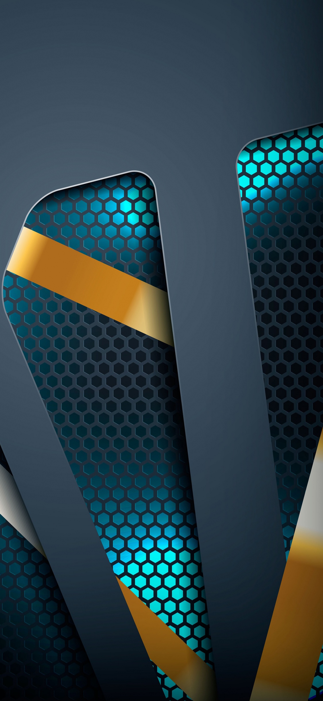 Patrón, Altavoz, Azul, Luz, Capucha. Wallpaper in 1125x2436 Resolution