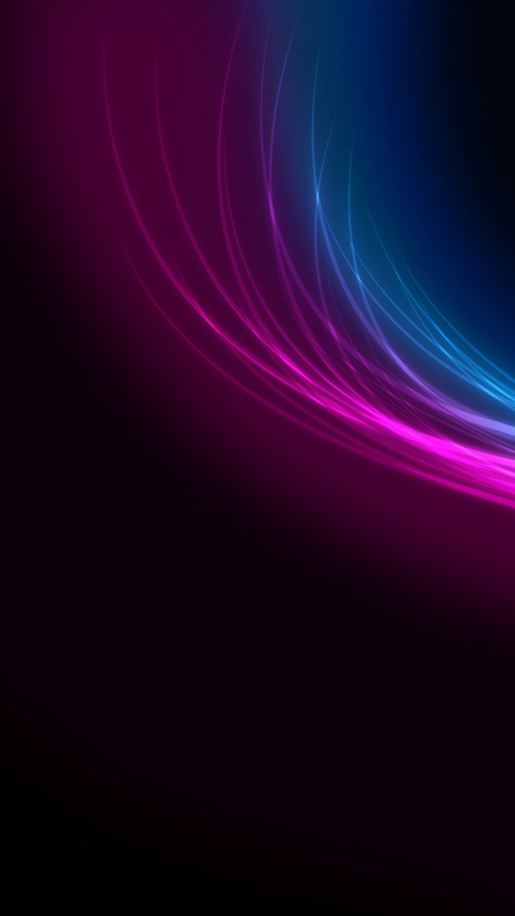 Lila Und Blaues Licht Abbildung. Wallpaper in 750x1334 Resolution