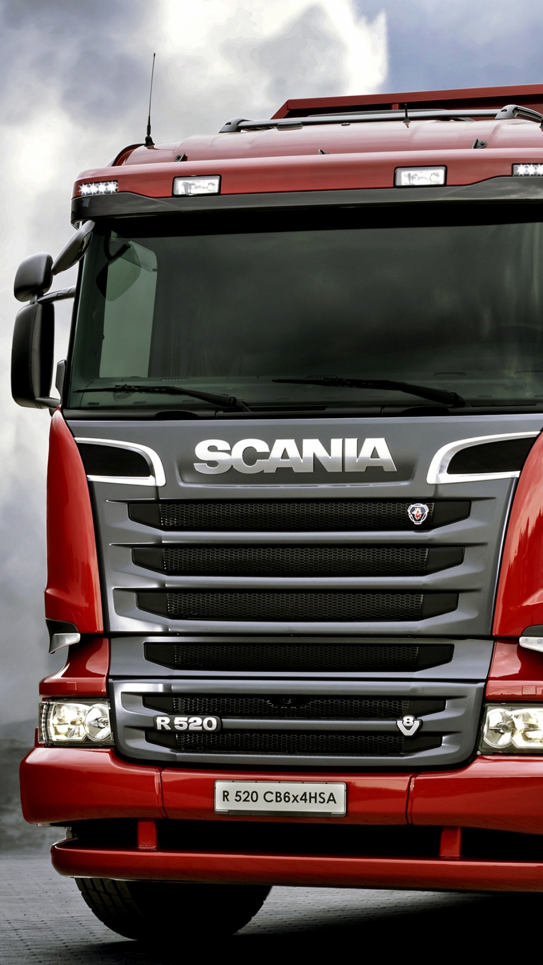 Red and White Ford Truck on Road During Daytime. Wallpaper in 1080x1920 Resolution