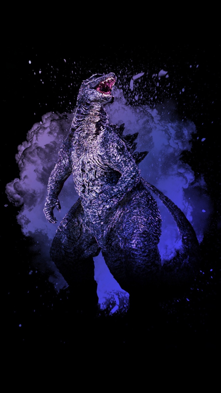 海报, 紫色的, 艺术, 电蓝色的, 水下 壁纸 720x1280 允许