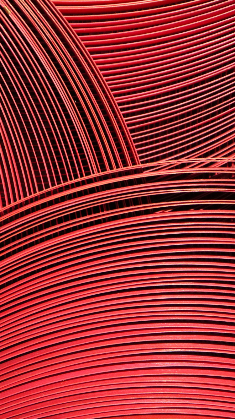 Textile Rayé Rouge et Blanc. Wallpaper in 750x1334 Resolution