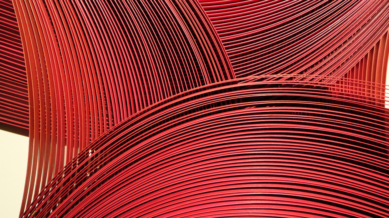 Rot-weiß Gestreiftes Textil. Wallpaper in 1280x720 Resolution