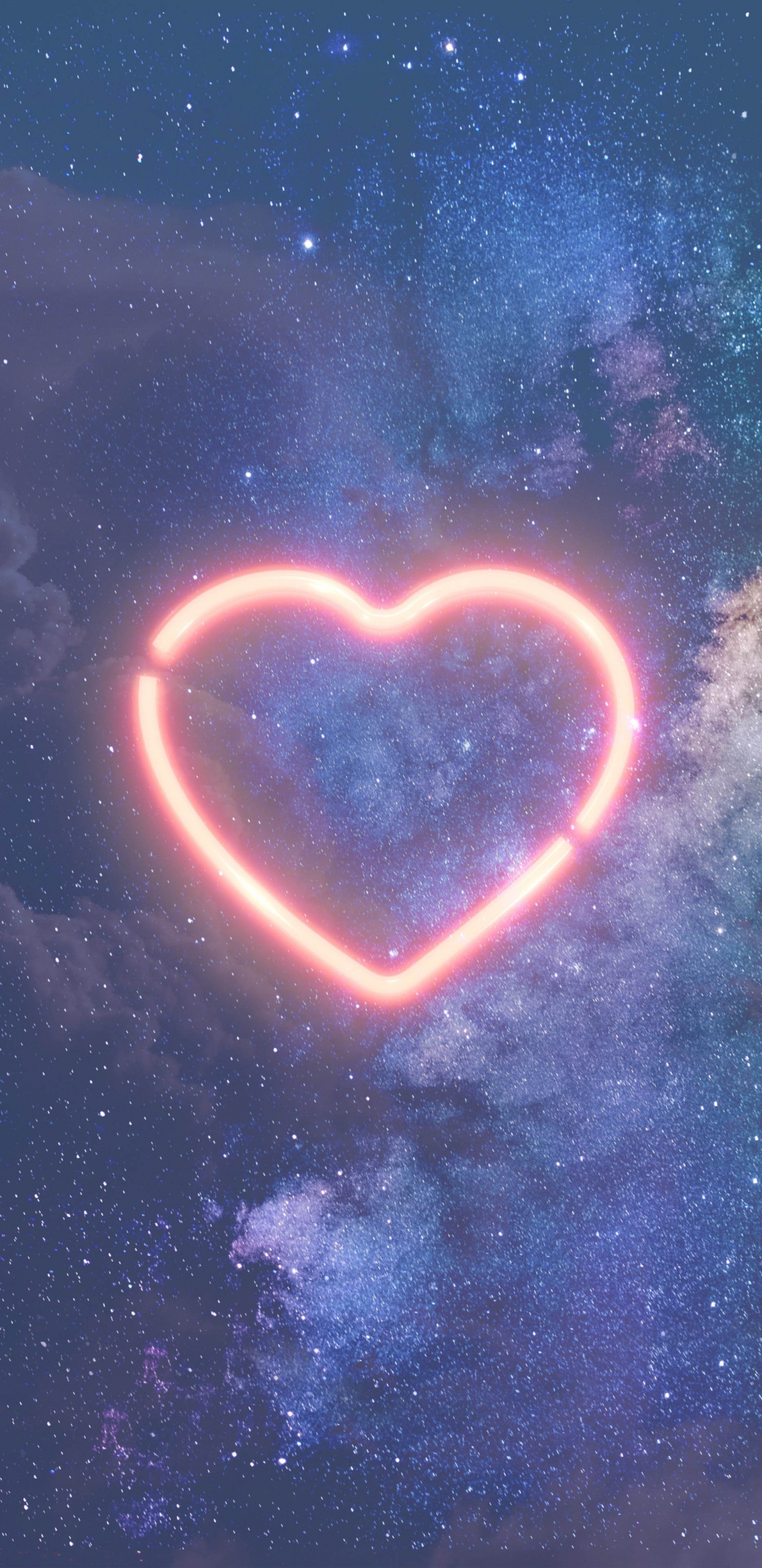 Liebe, Atmosphäre, Astronomisches Objekt, Galaxy, Wissenschaft. Wallpaper in 1440x2960 Resolution
