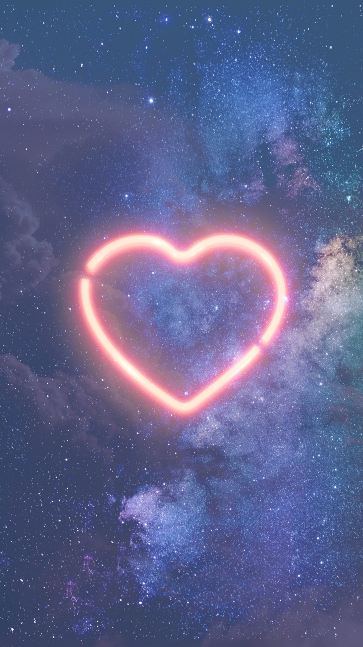 Liebe, Atmosphäre, Astronomisches Objekt, Galaxy, Wissenschaft. Wallpaper in 720x1280 Resolution