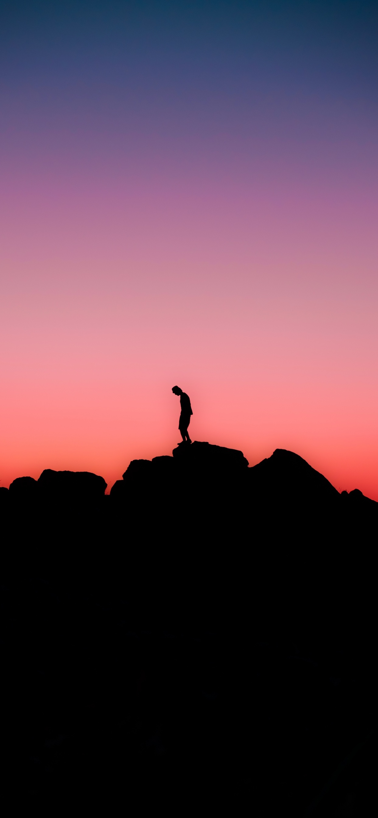 Atmosphere, Cloud, Afterglow, Natural Landscape, Dusk. Wallpaper in 1242x2688 Resolution