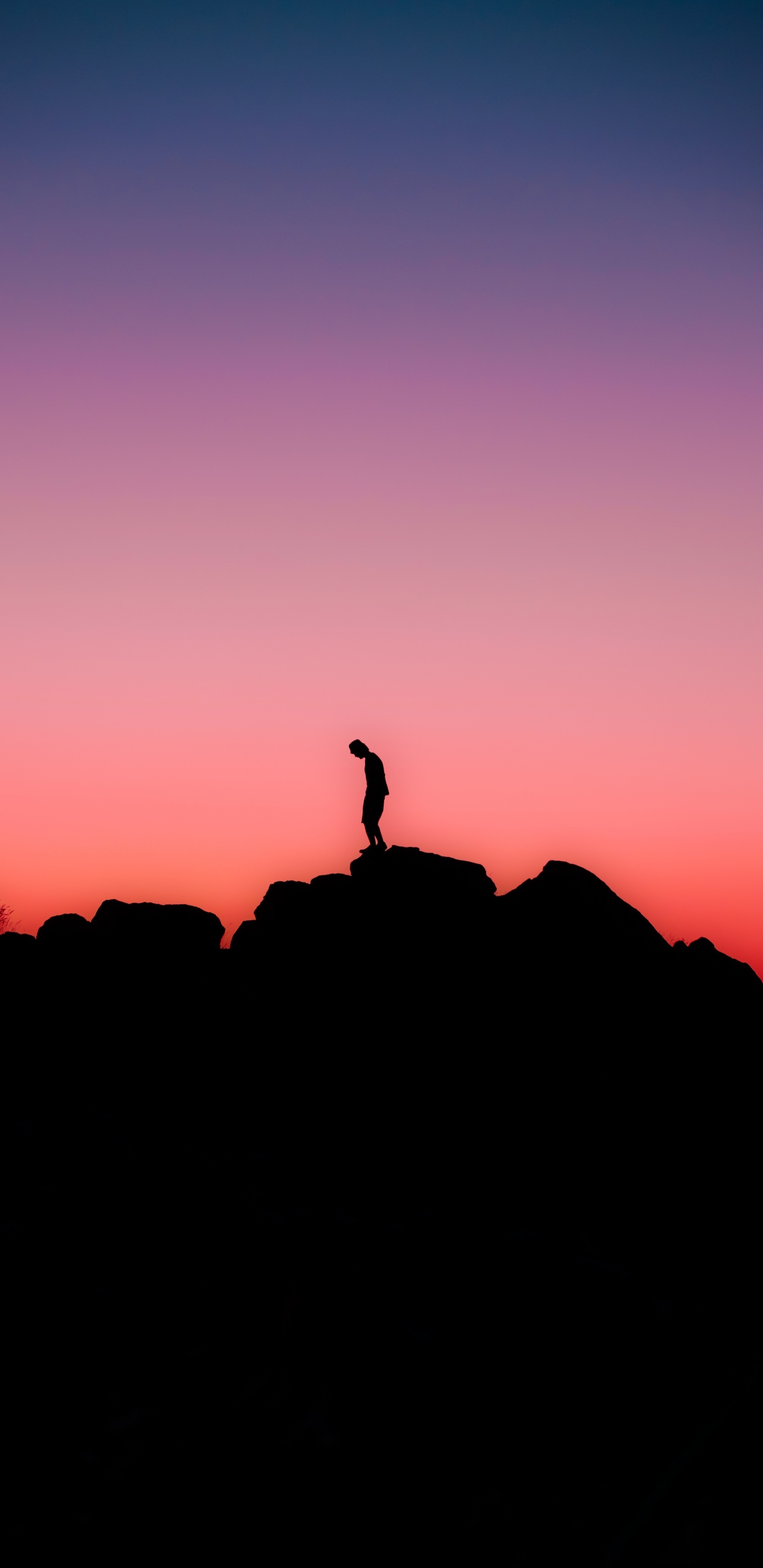 Atmosphere, Cloud, Afterglow, Natural Landscape, Dusk. Wallpaper in 1440x2960 Resolution