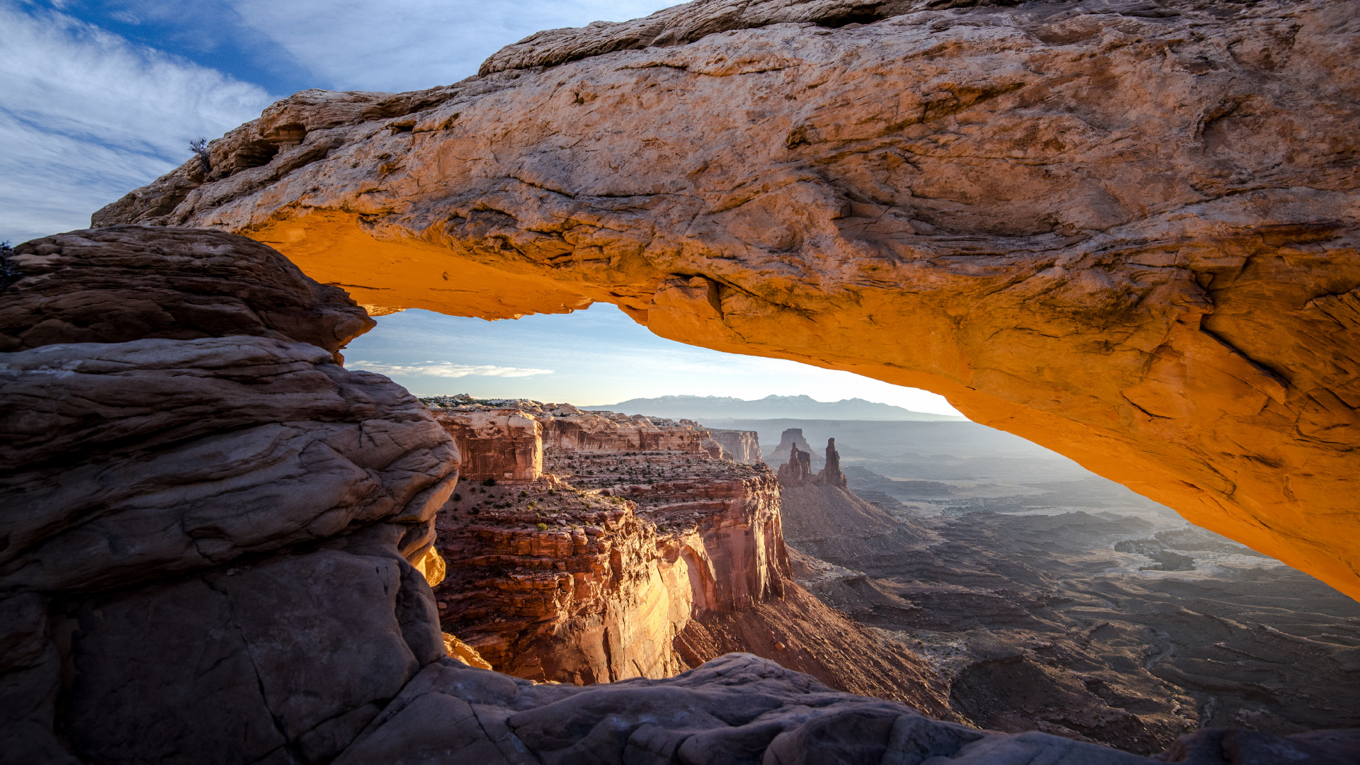 Canyonlands National Park, Mesa Arch, Bryce Canyon National Park, Nationalpark, Natural Arch. Wallpaper in 1920x1080 Resolution