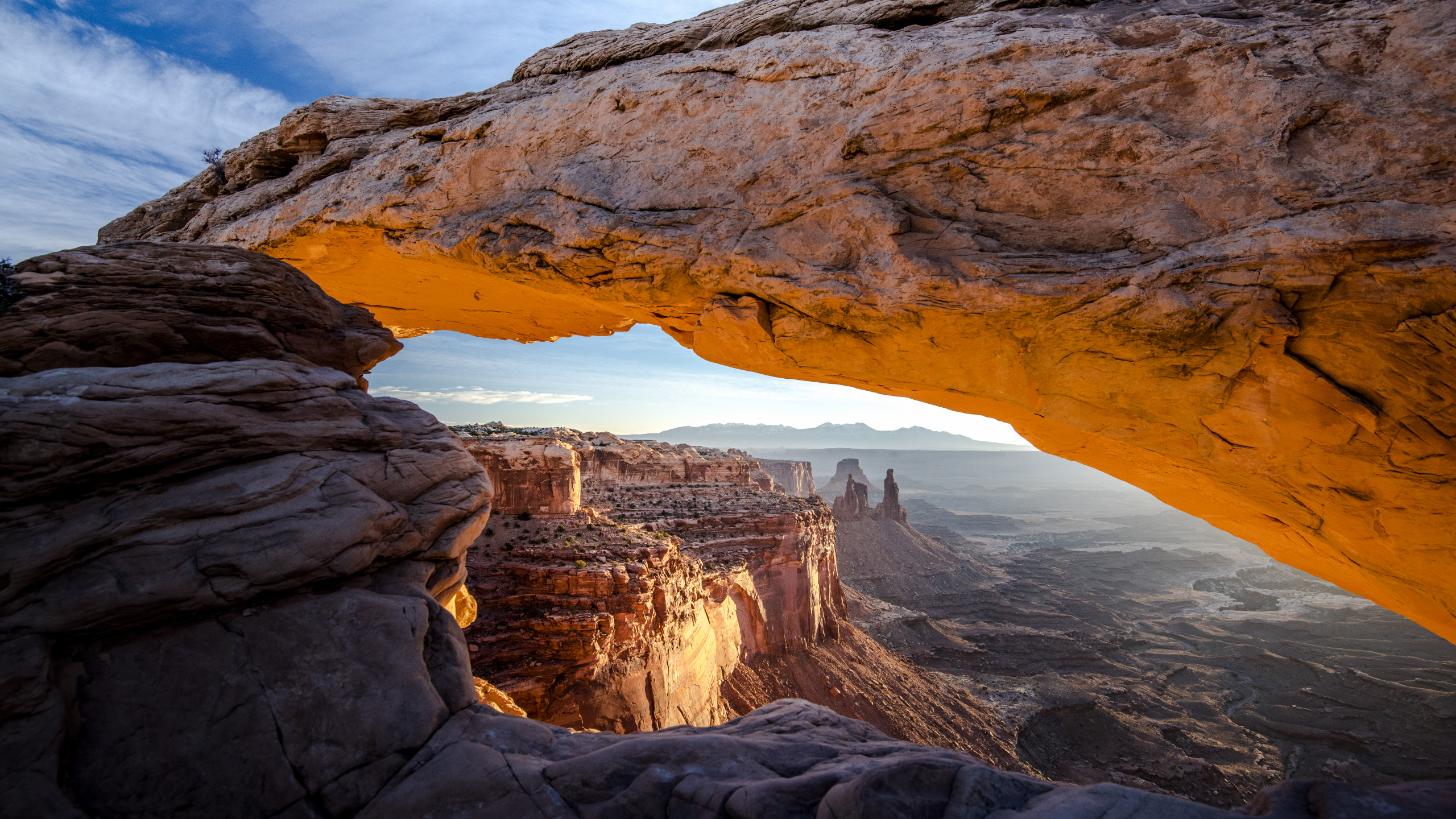 Canyonlands National Park, Mesa Arch, Bryce Canyon National Park, Nationalpark, Natural Arch. Wallpaper in 2560x1440 Resolution