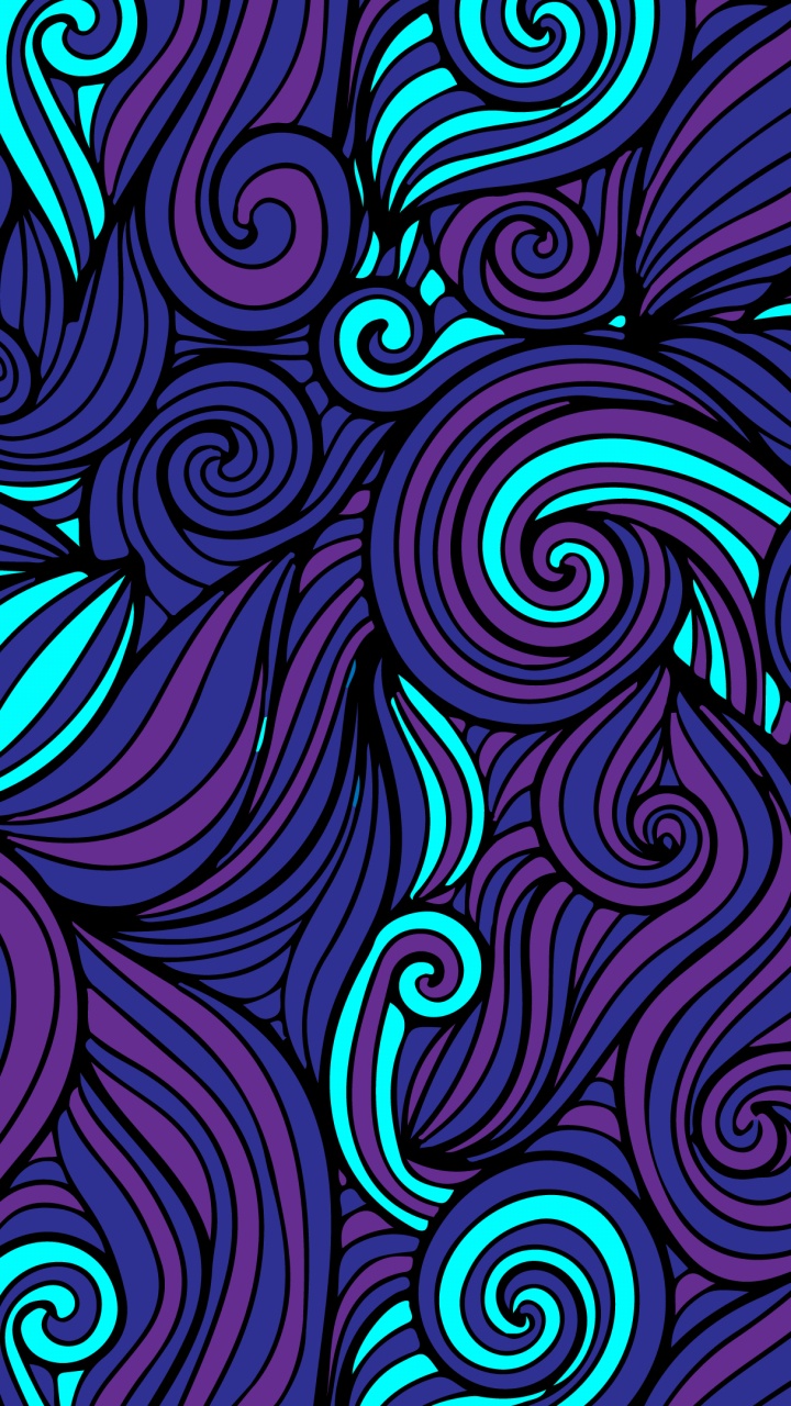 Pattern, Design, Colorfulness, Azure, Art. Wallpaper in 720x1280 Resolution