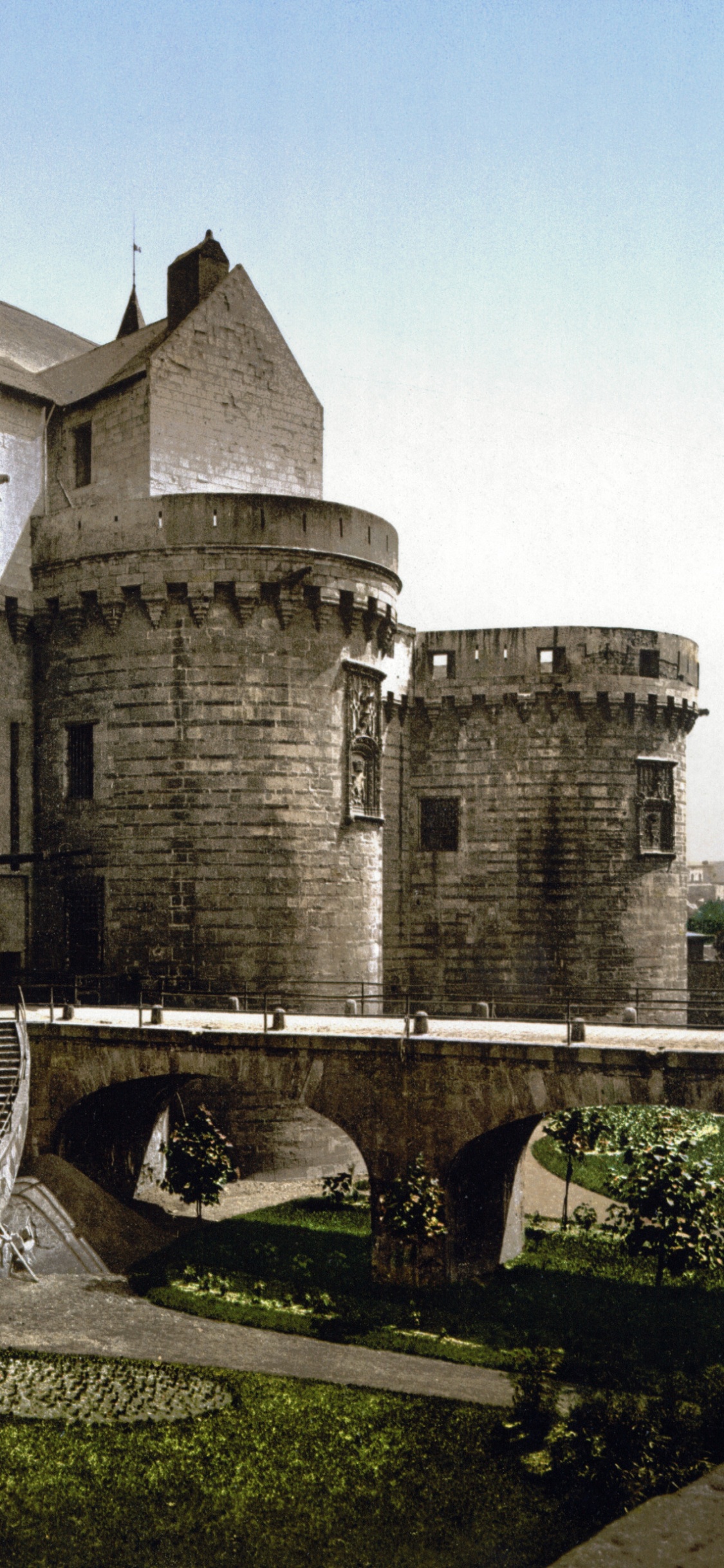 城堡, 防御工事, 中世纪建筑风格, 护城河, 历史站 壁纸 1125x2436 允许