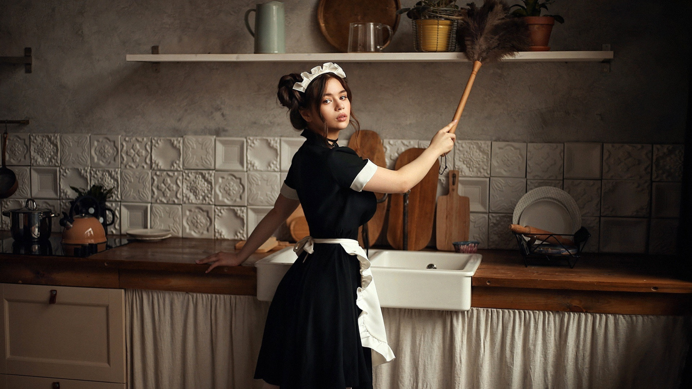 Maya Shakhnazarova, Éclairage, Hat, Ceinture, Armoires. Wallpaper in 1366x768 Resolution