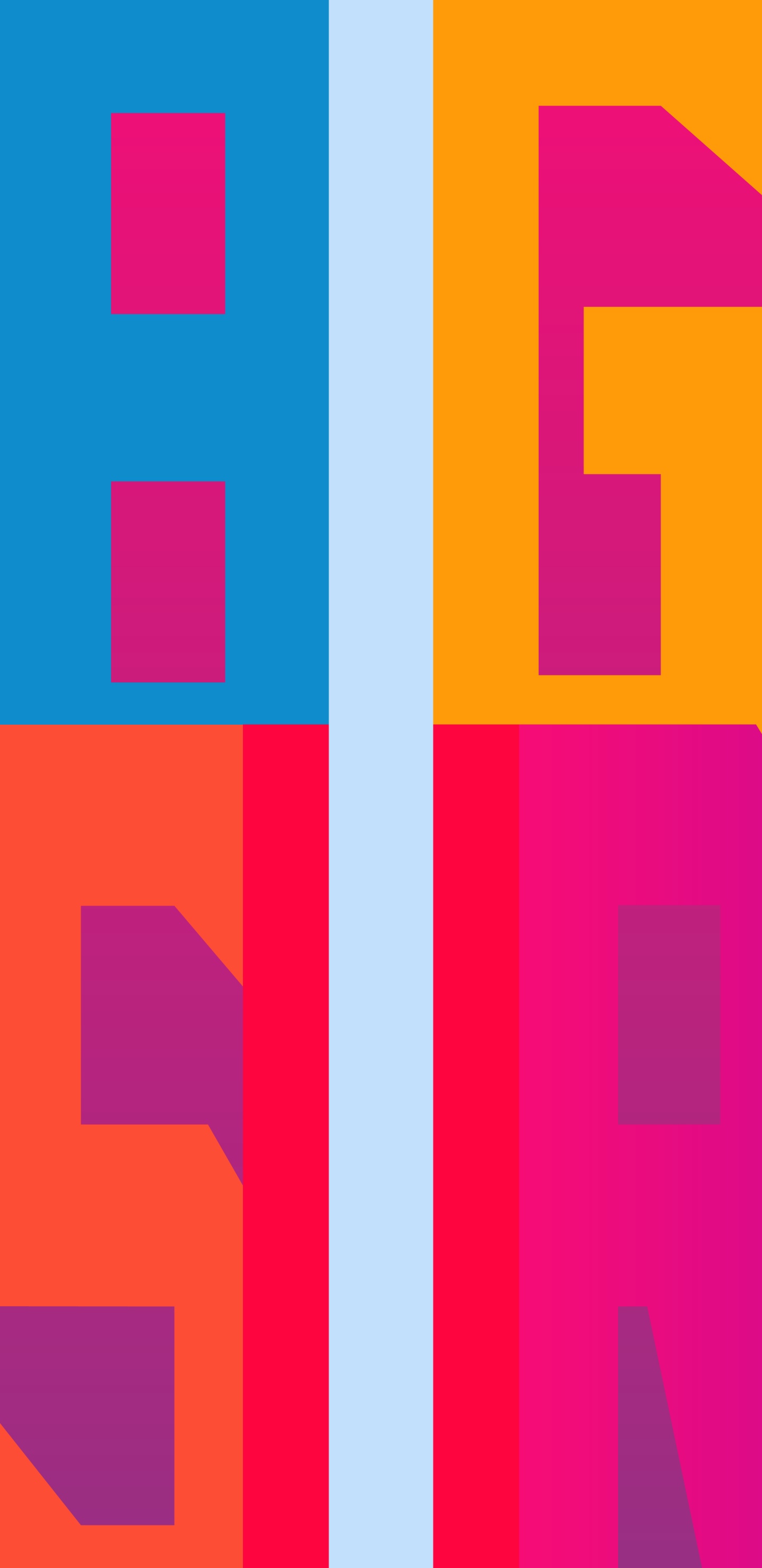 Orange, Farbigkeit, Rechteck, Azure, Purpur. Wallpaper in 1440x2960 Resolution