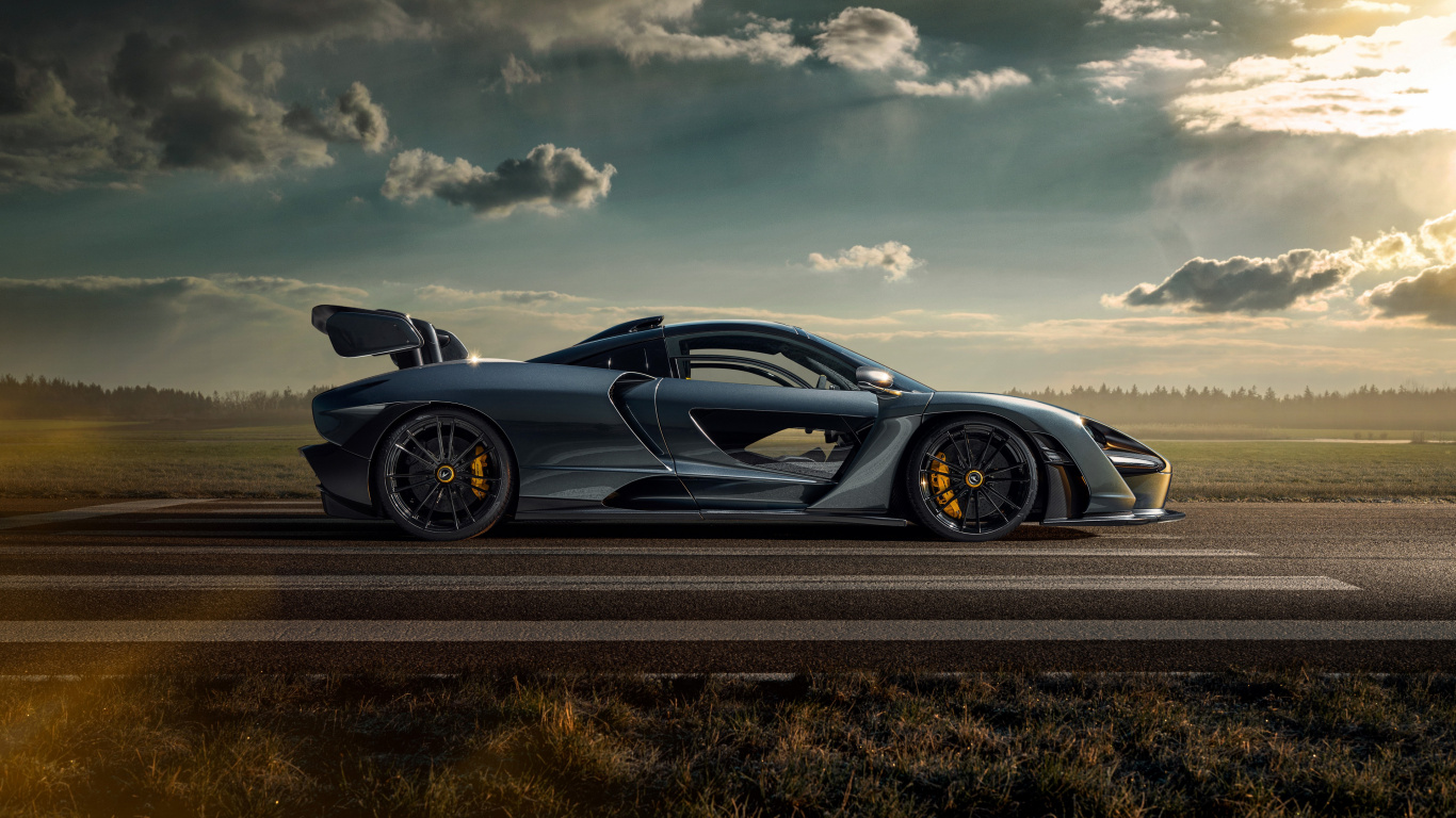 Mclaren de Senna, Mclaren, Coche, Mclaren Automotive, Novitec Grupo. Wallpaper in 1366x768 Resolution