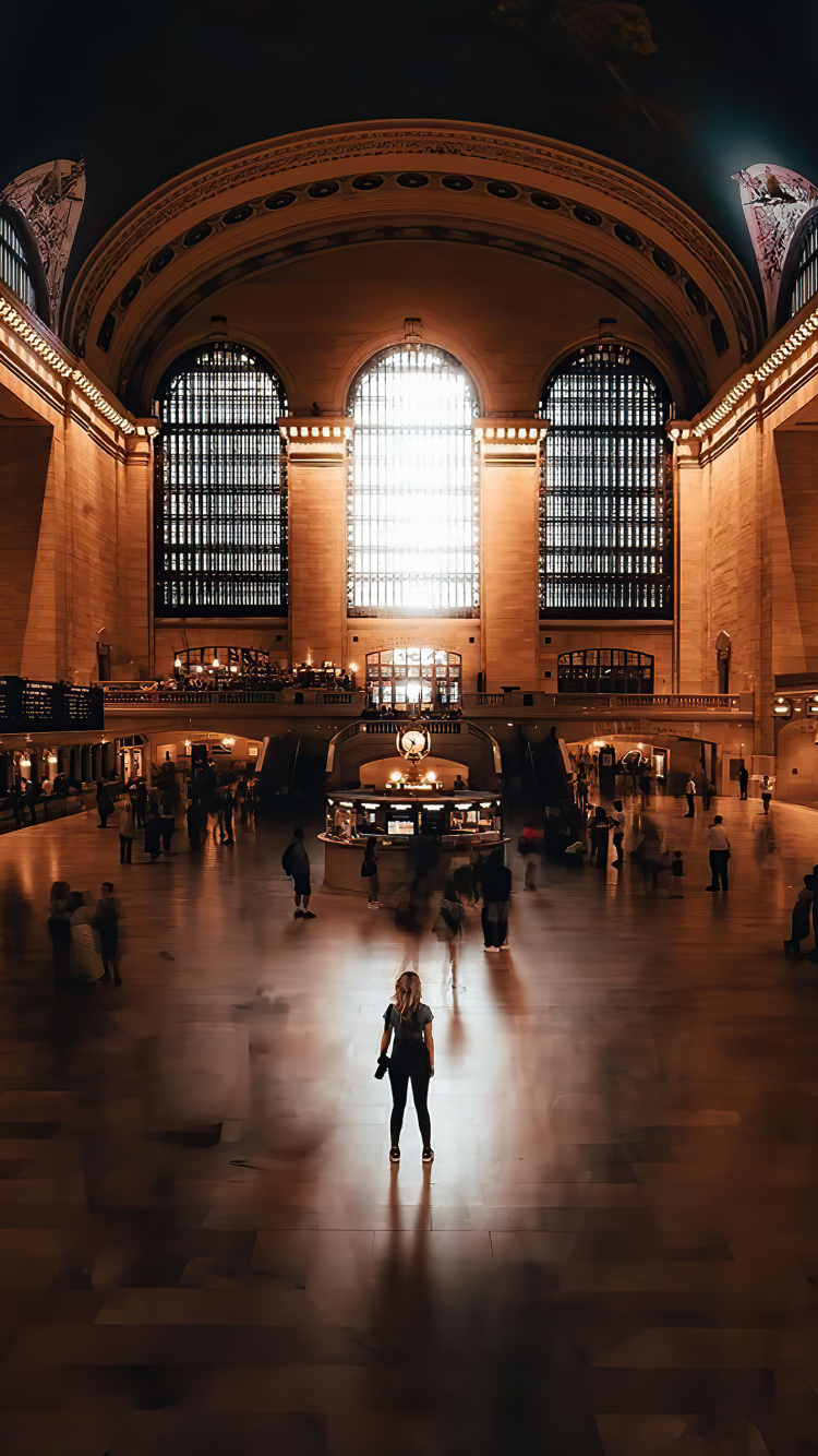 Bryant-Park, Fenster, Innenarchitektur, Gebäude, Hall. Wallpaper in 750x1334 Resolution